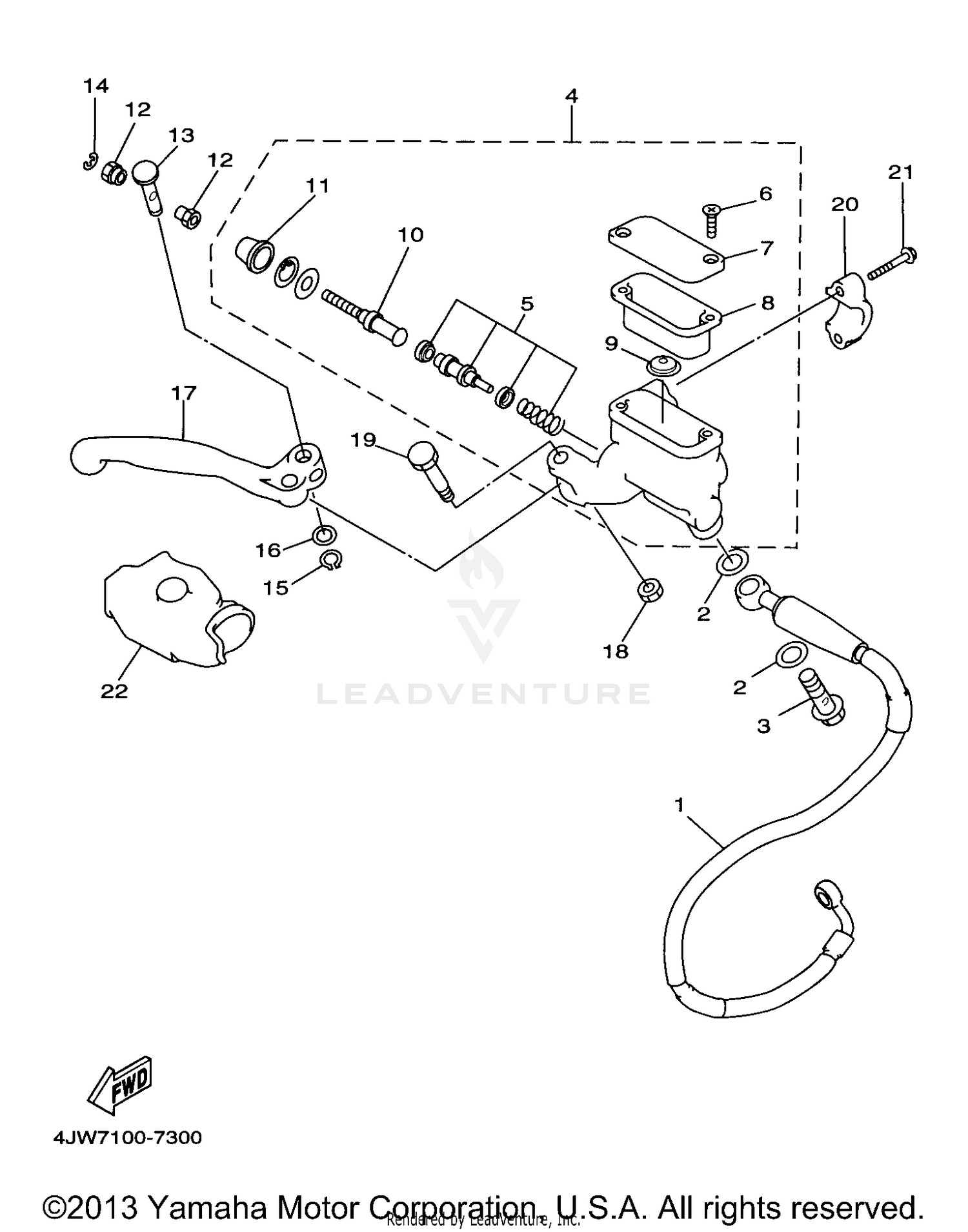 FRONT MASTER CYLINDER
