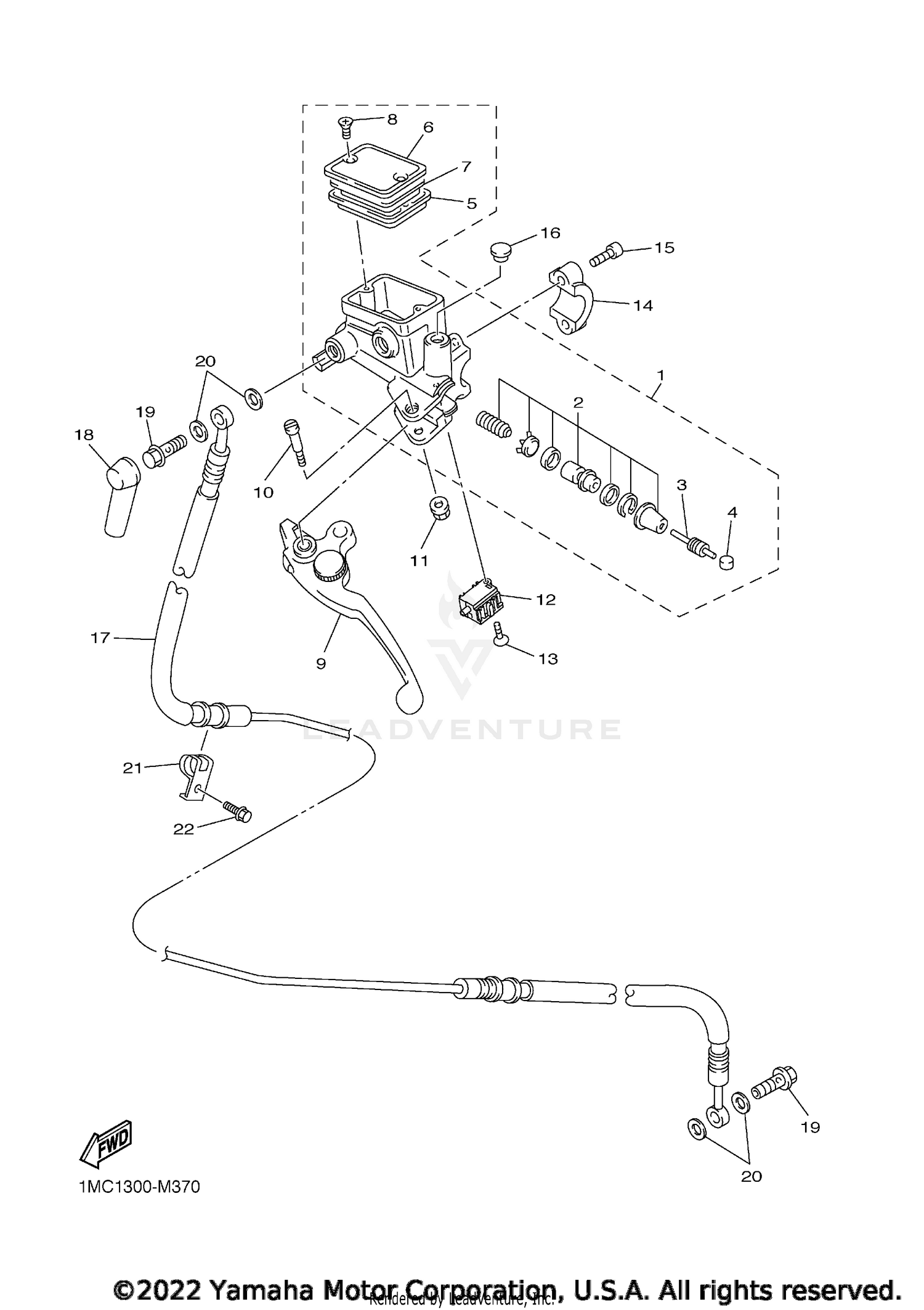 FRONT MASTER CYLINDER 2