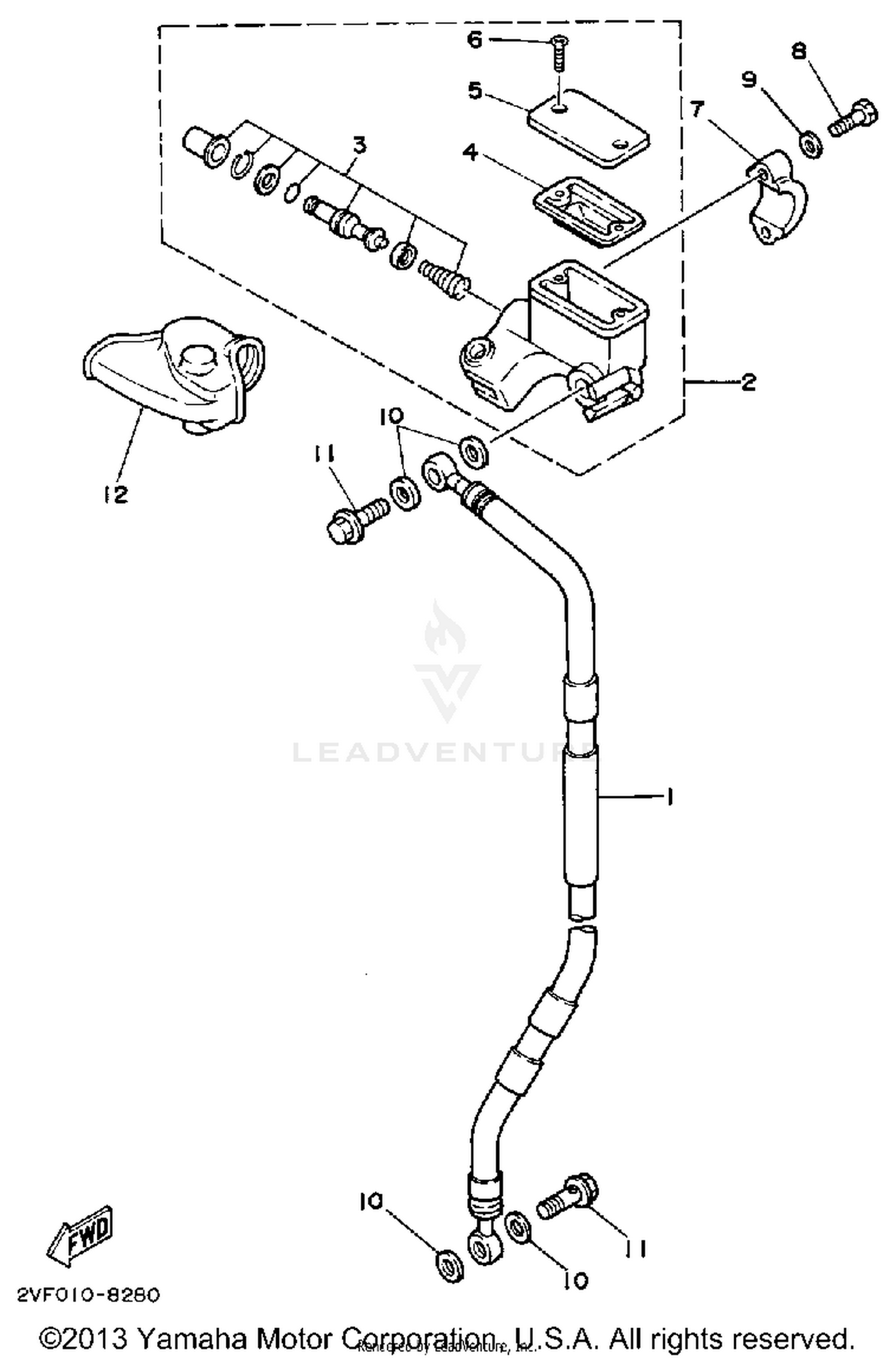 FRONT MASTER CYLINDER