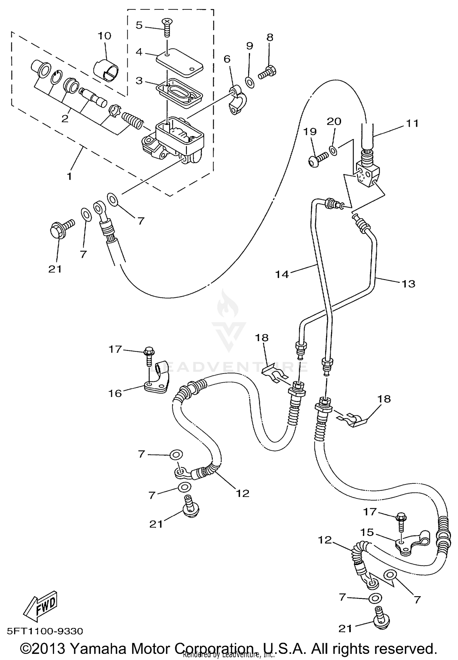FRONT MASTER CYLINDER