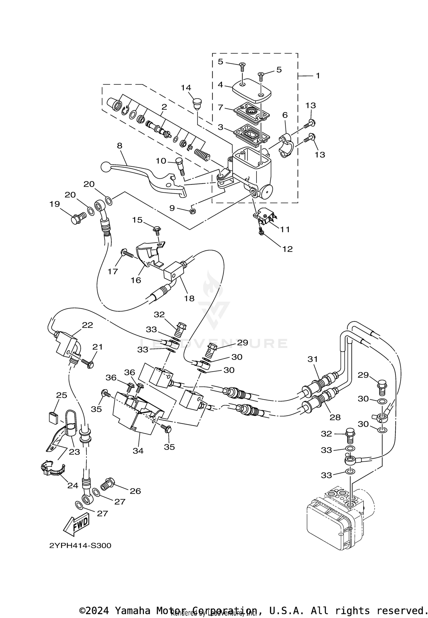 FRONT MASTER CYLINDER