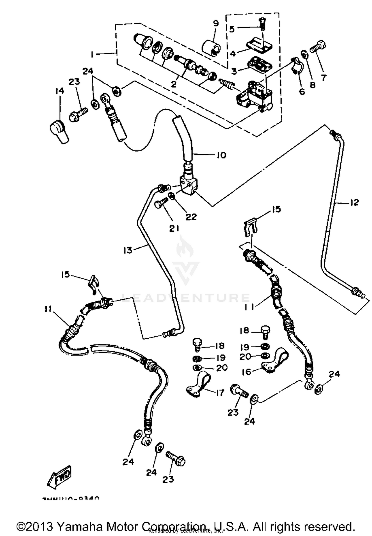 FRONT MASTER CYLINDER