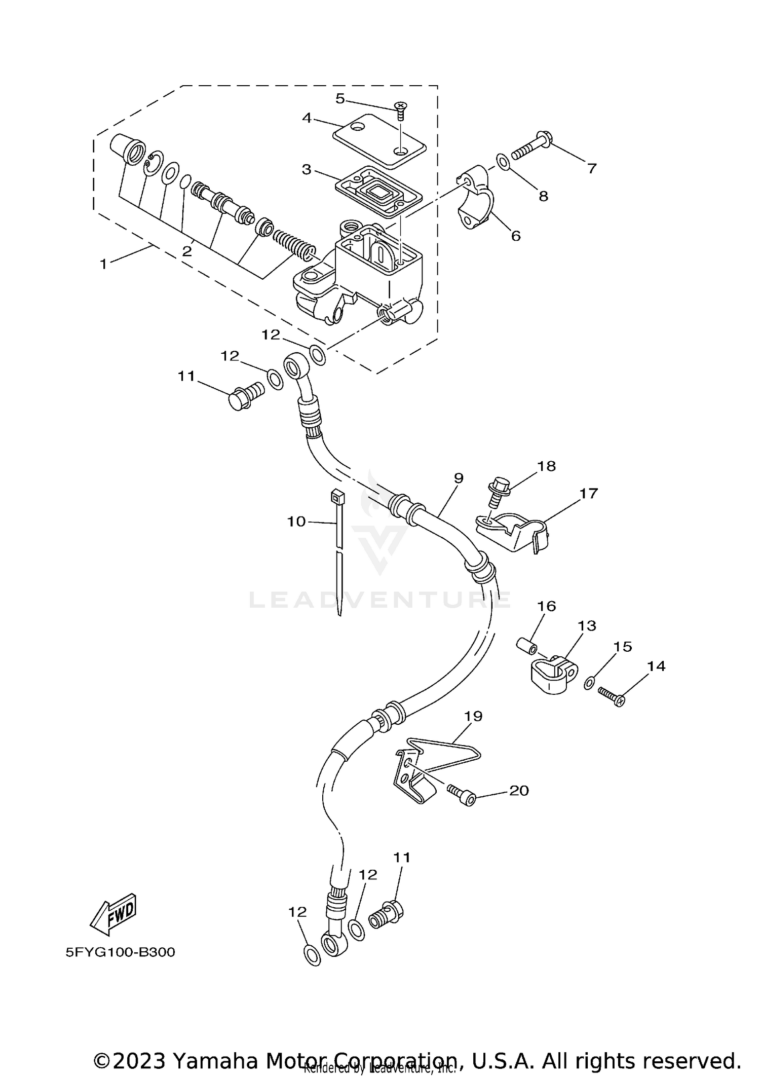 FRONT MASTER CYLINDER
