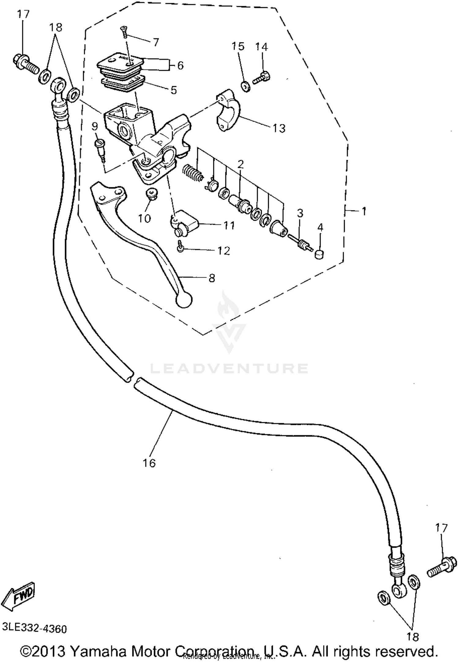 FRONT MASTER CYLINDER 2