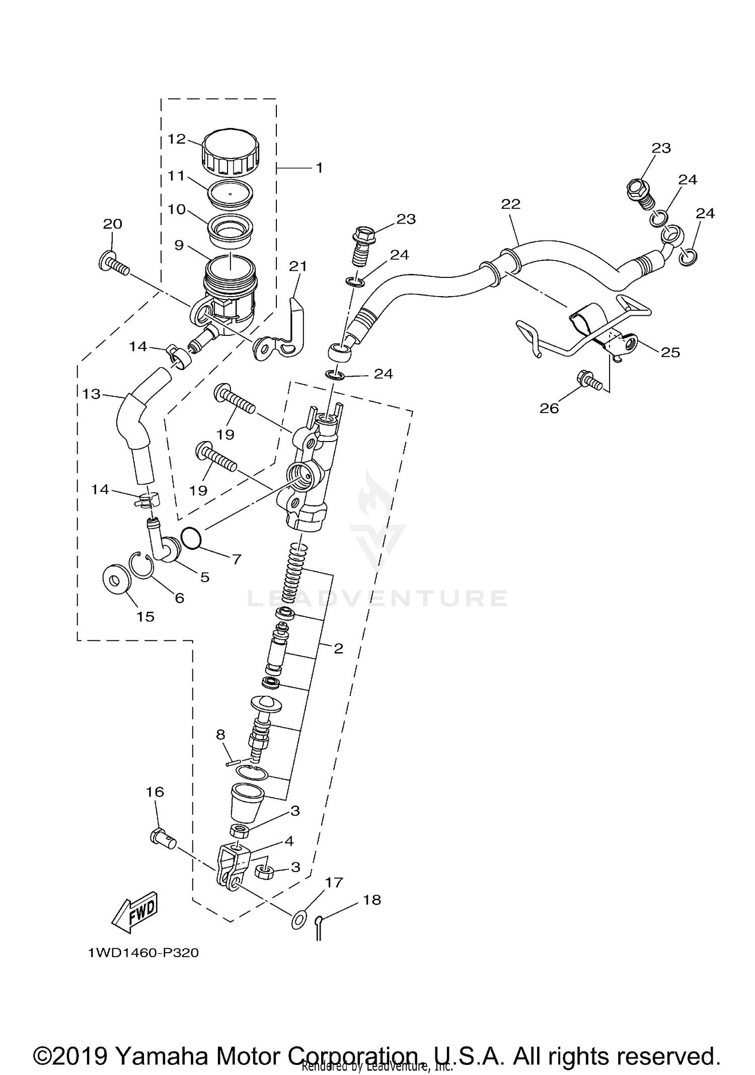REAR MASTER CYLINDER