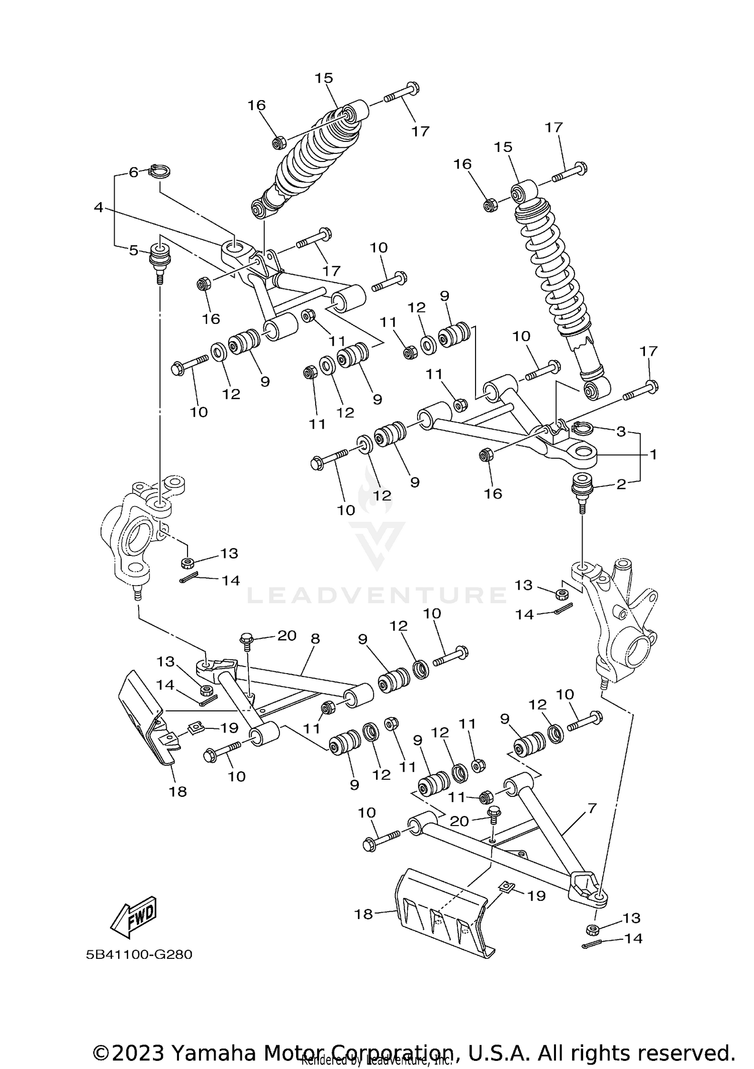 FRONT SUSPENSION WHEEL