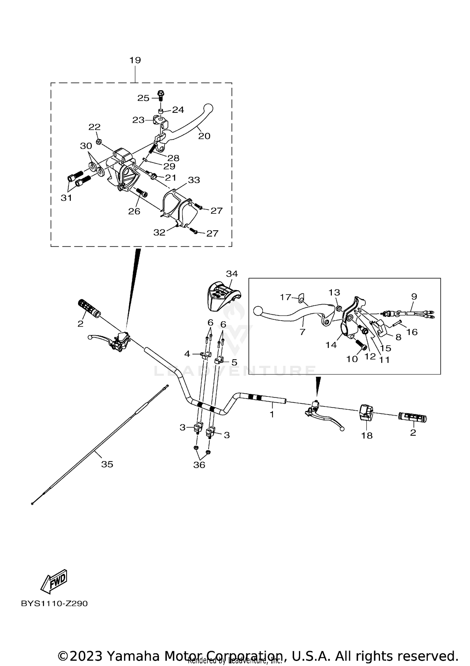 STEERING HANDLE & CABLE