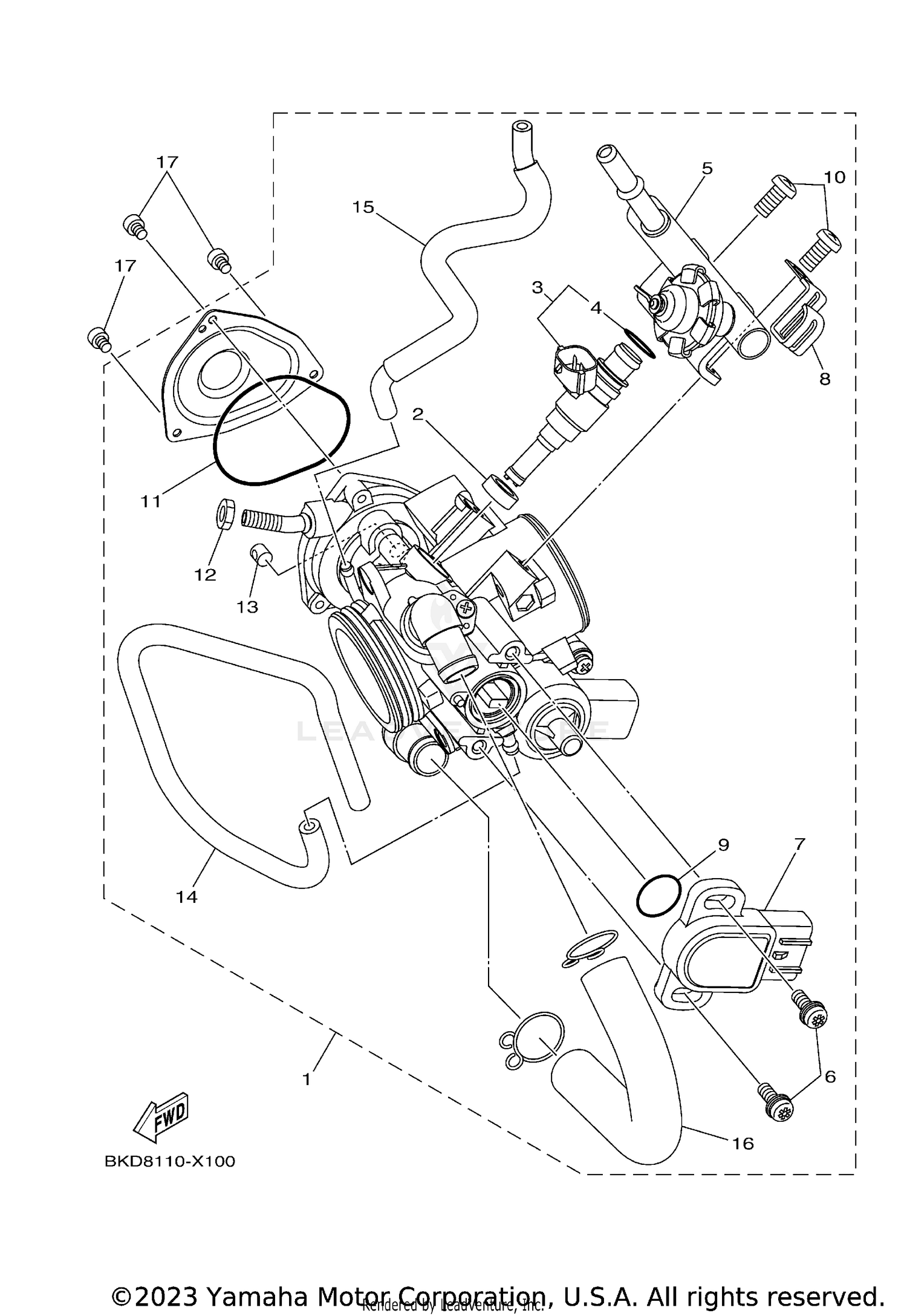 THROTTLE BODY ASSY 1