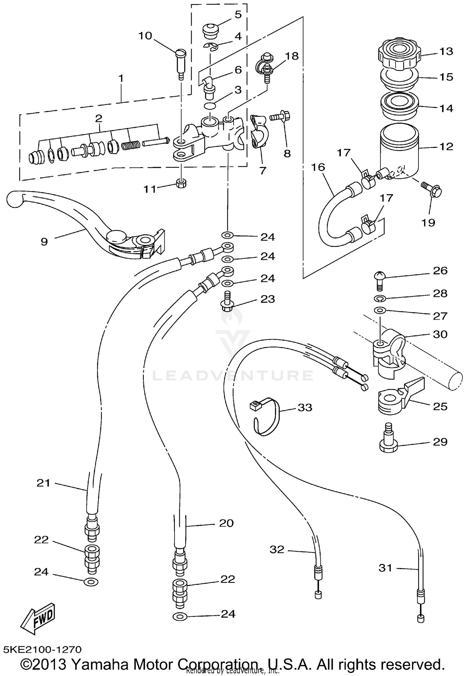 FRONT MASTER CYLINDER