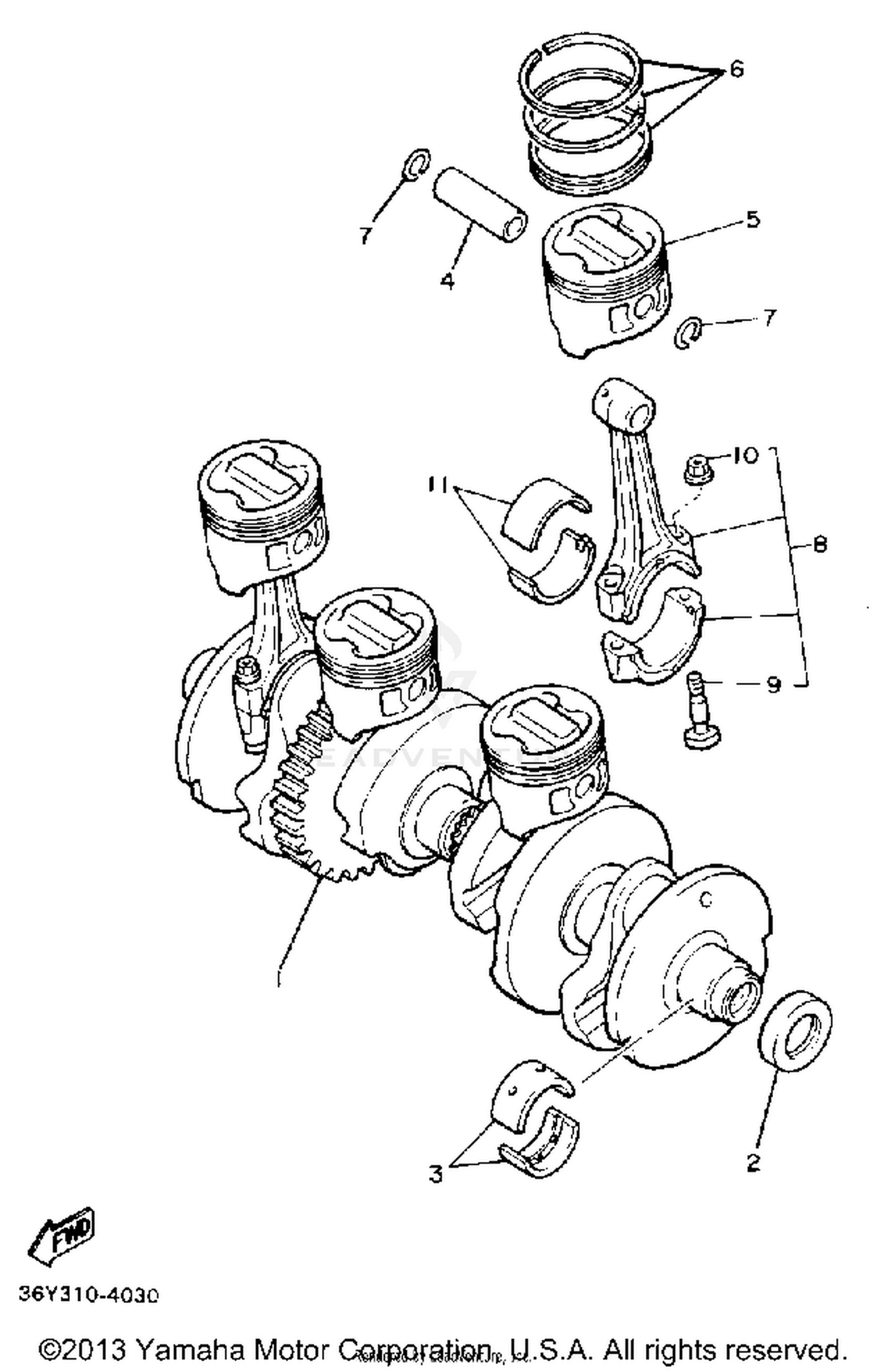 CRANKSHAFT PISTON