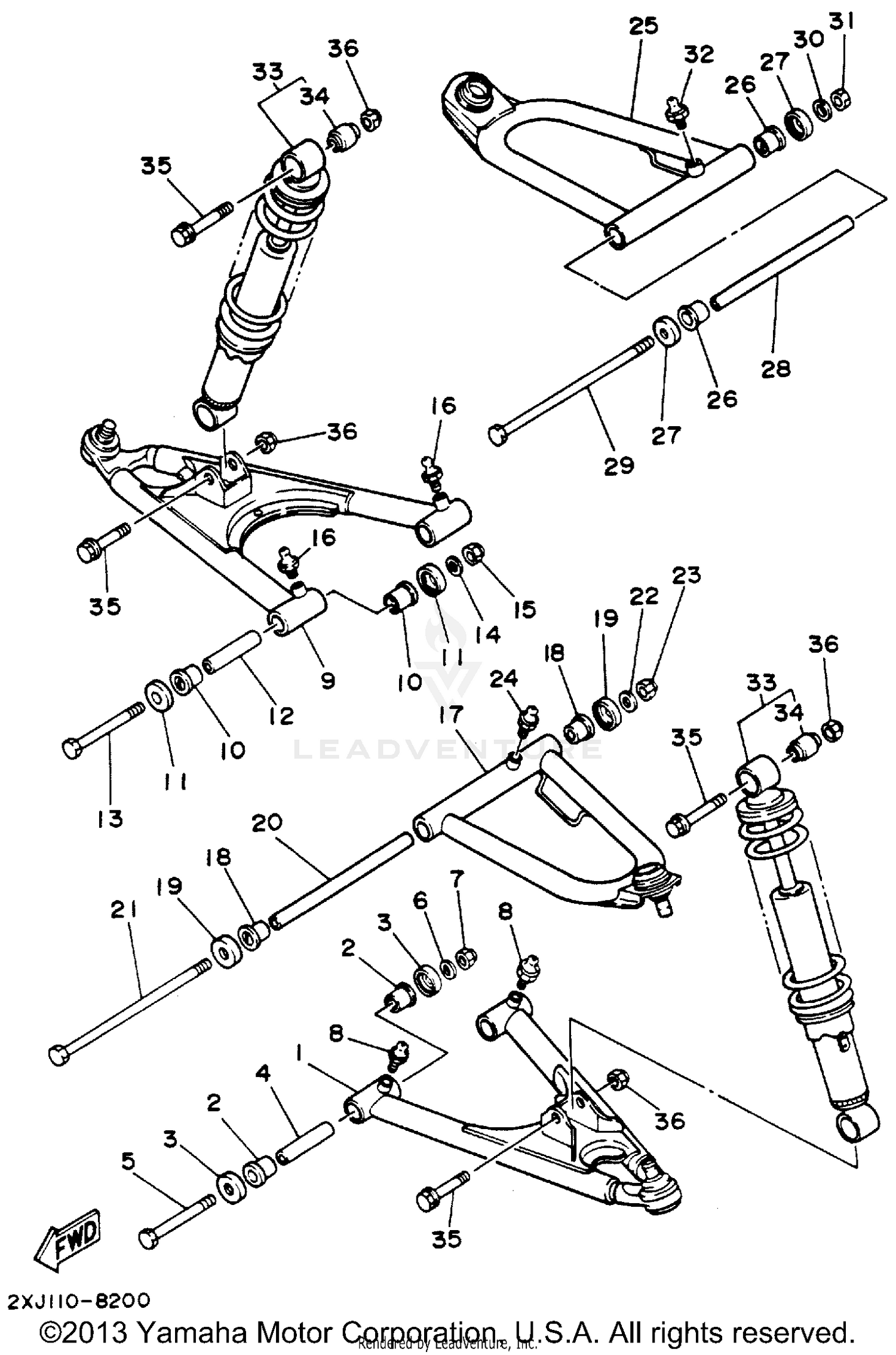 FRONT SUSPENSION WHEEL