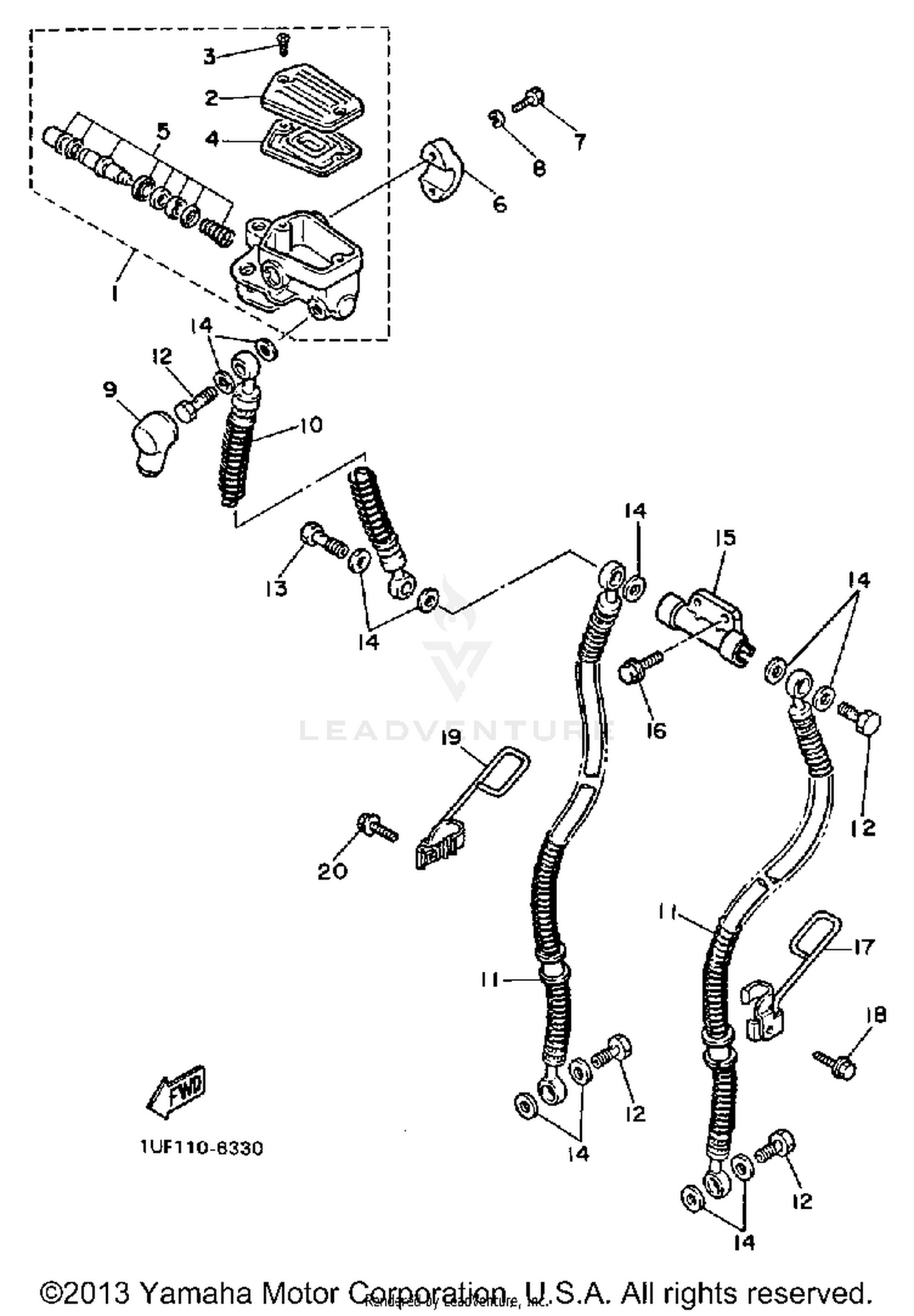 FRONT MASTER CYLINDER 1