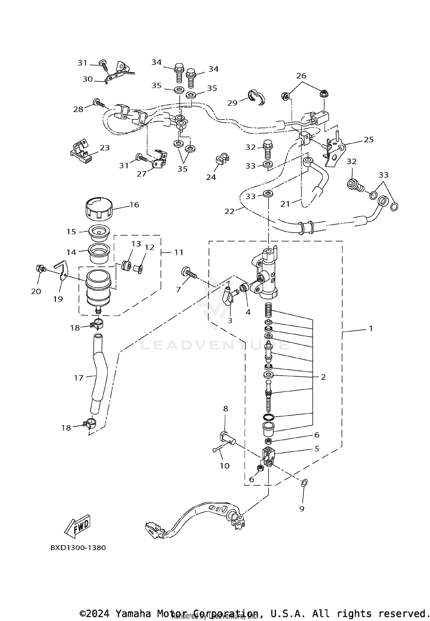 REAR MASTER CYLINDER