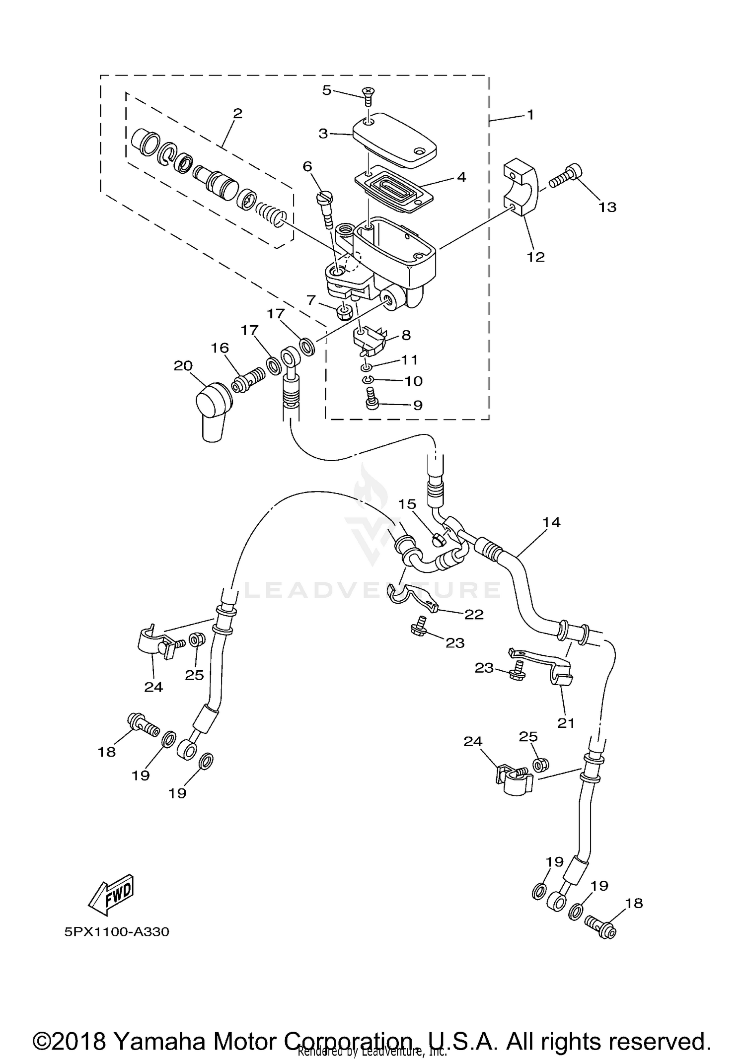 FRONT MASTER CYLINDER