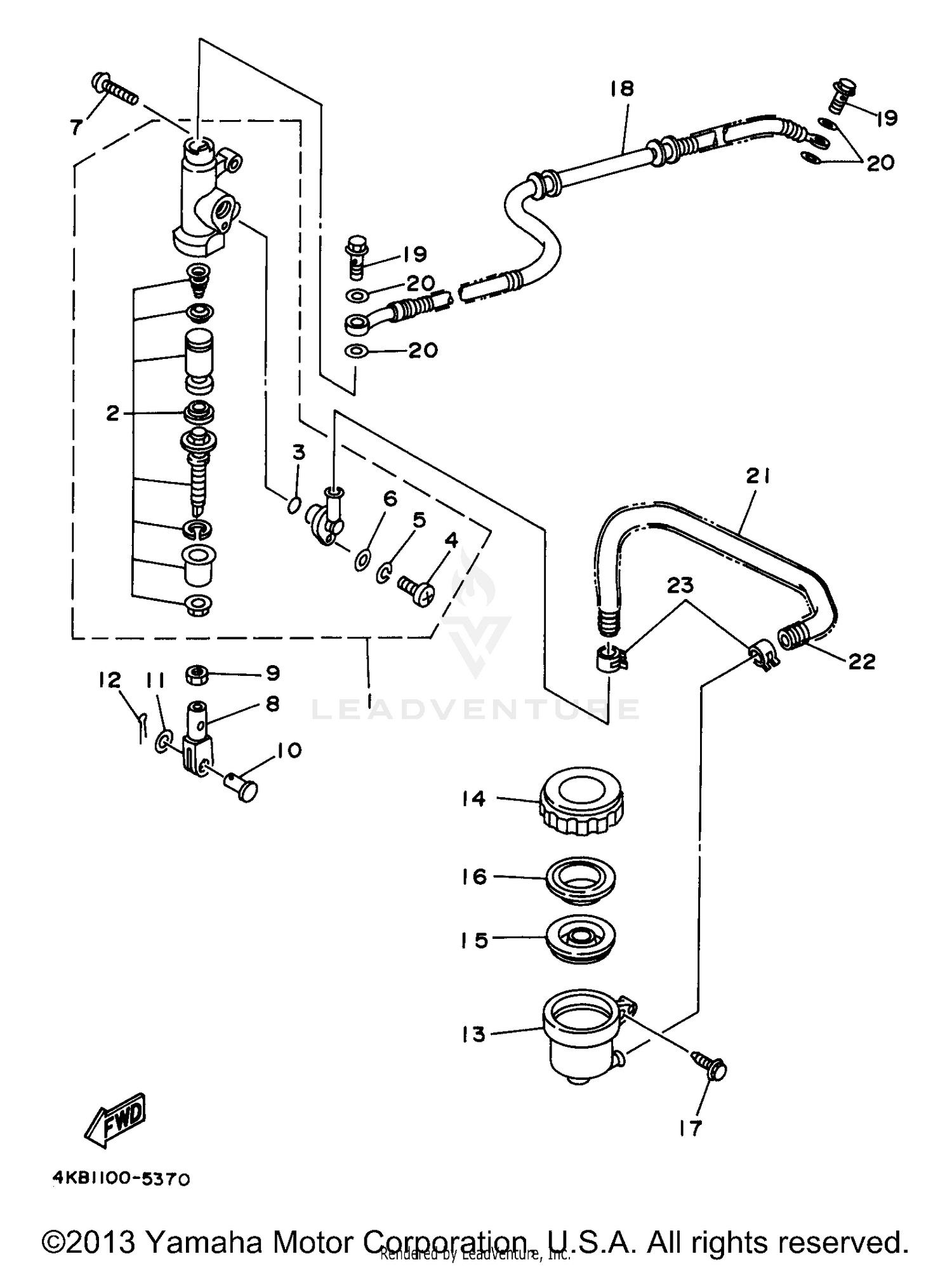 REAR MASTER CYLINDER