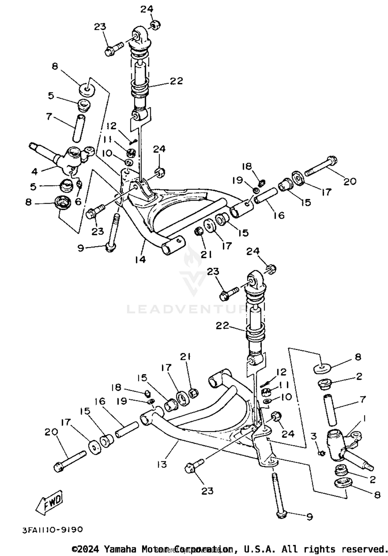 FRONT SUSPENSION - WHEEL