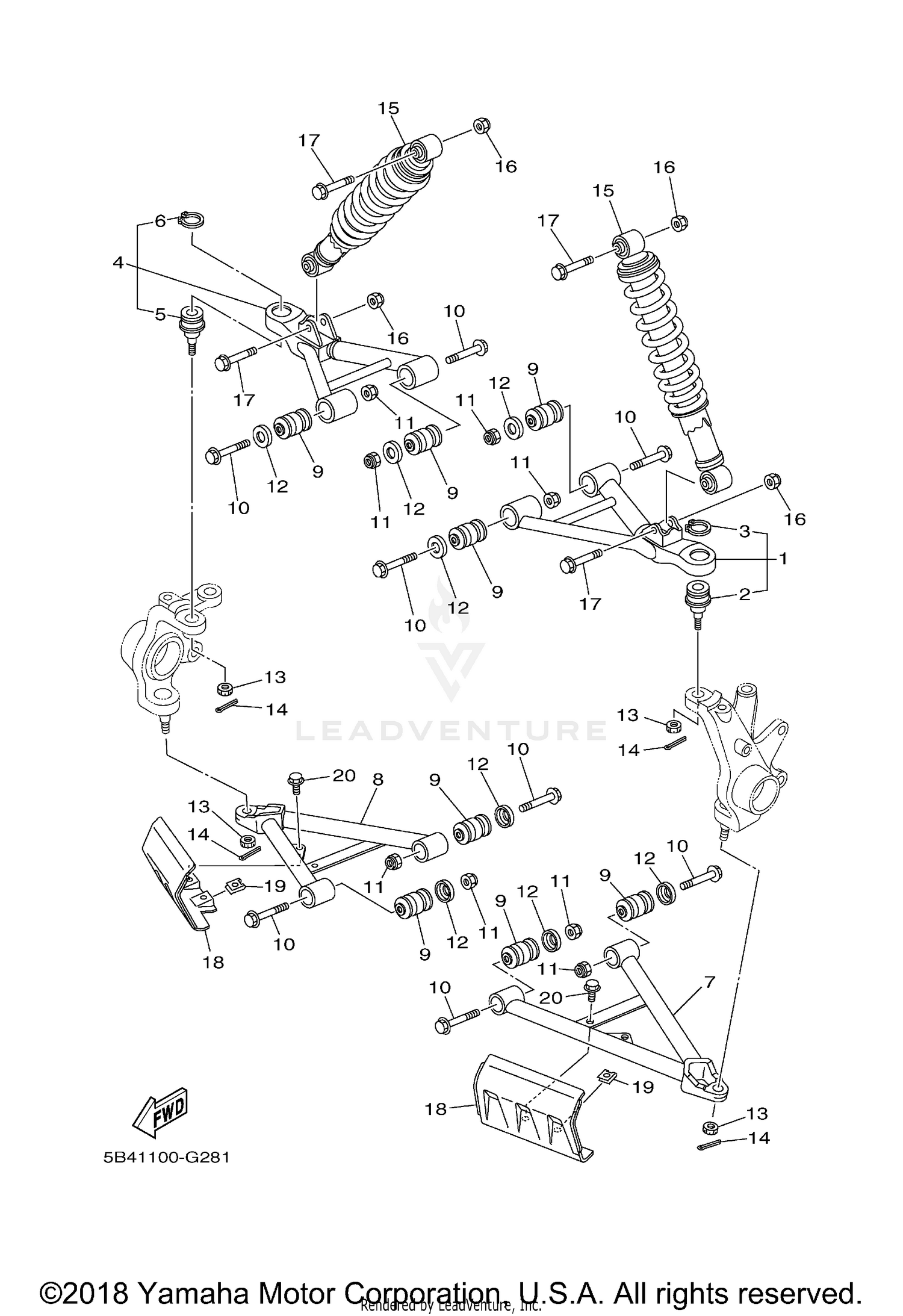 FRONT SUSPENSION WHEEL