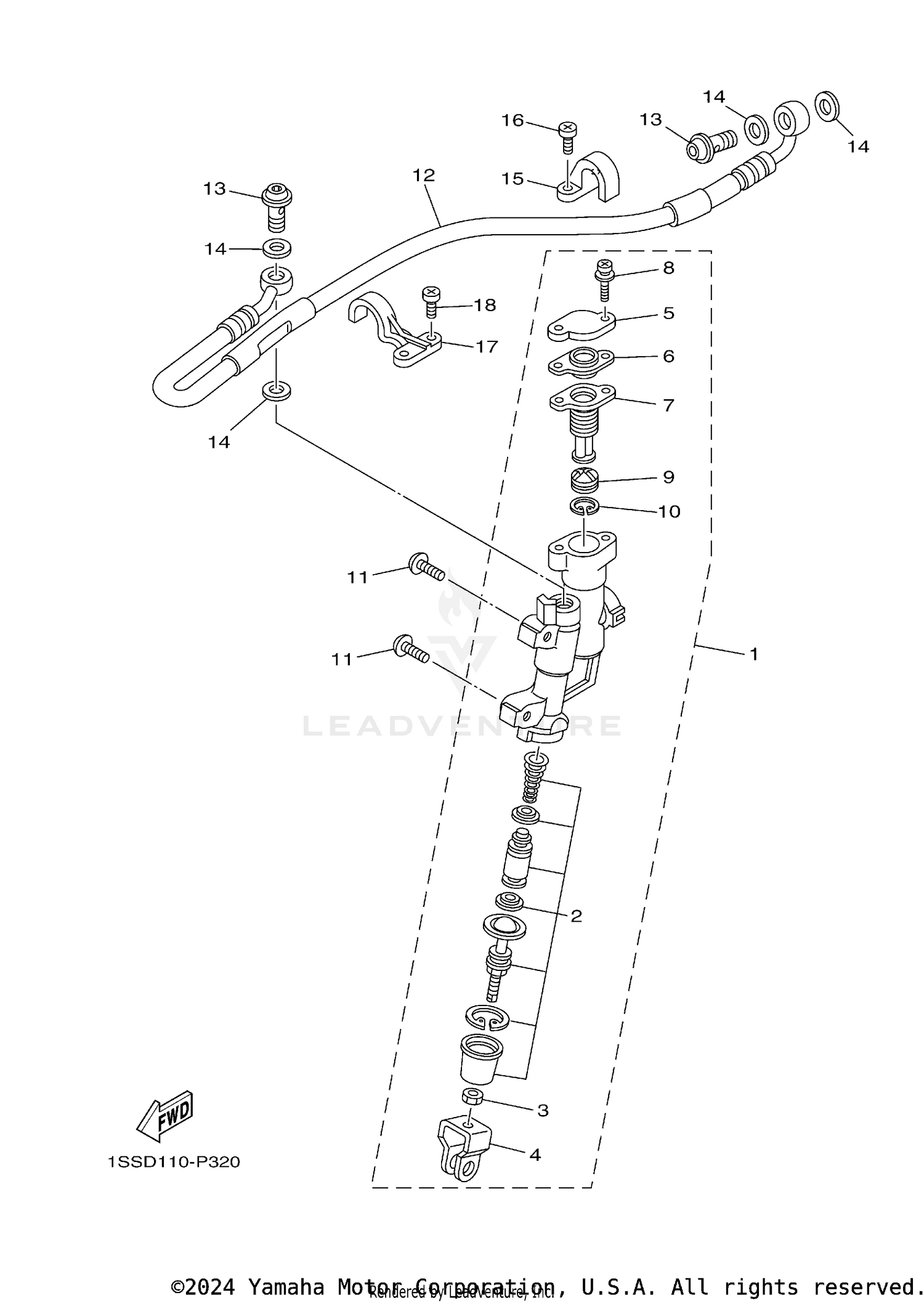REAR MASTER CYLINDER