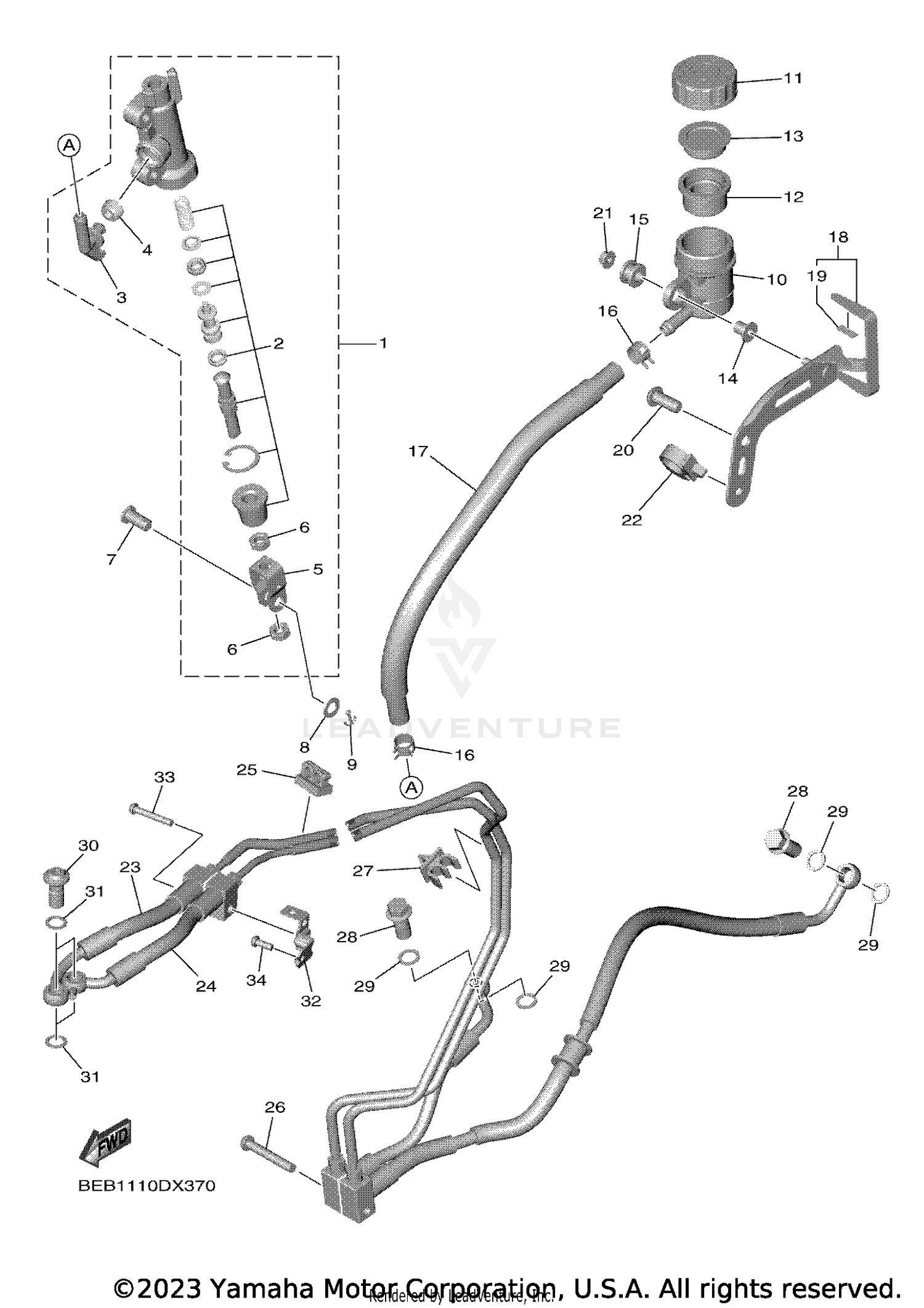 REAR MASTER CYLINDER