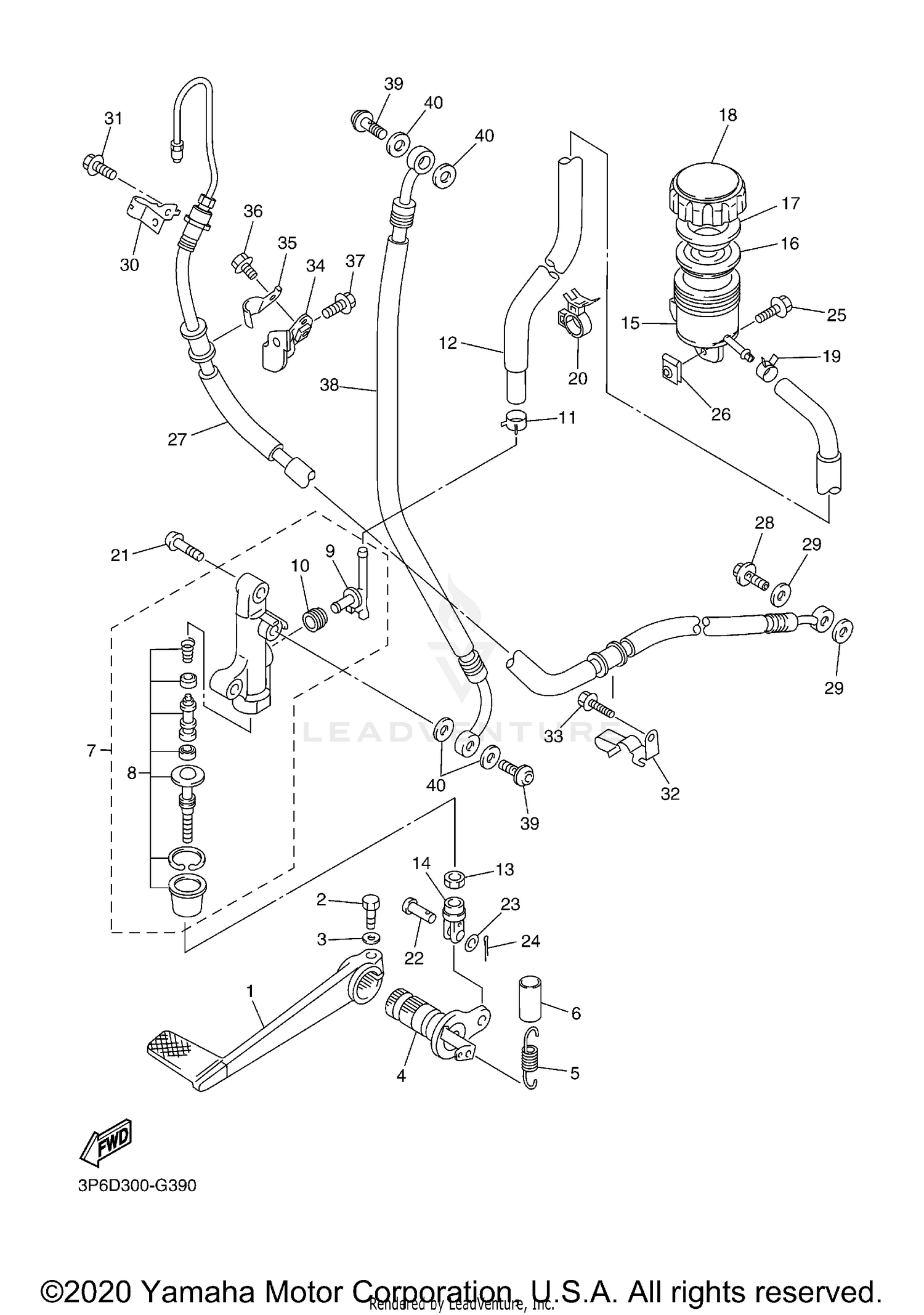 REAR MASTER CYLINDER