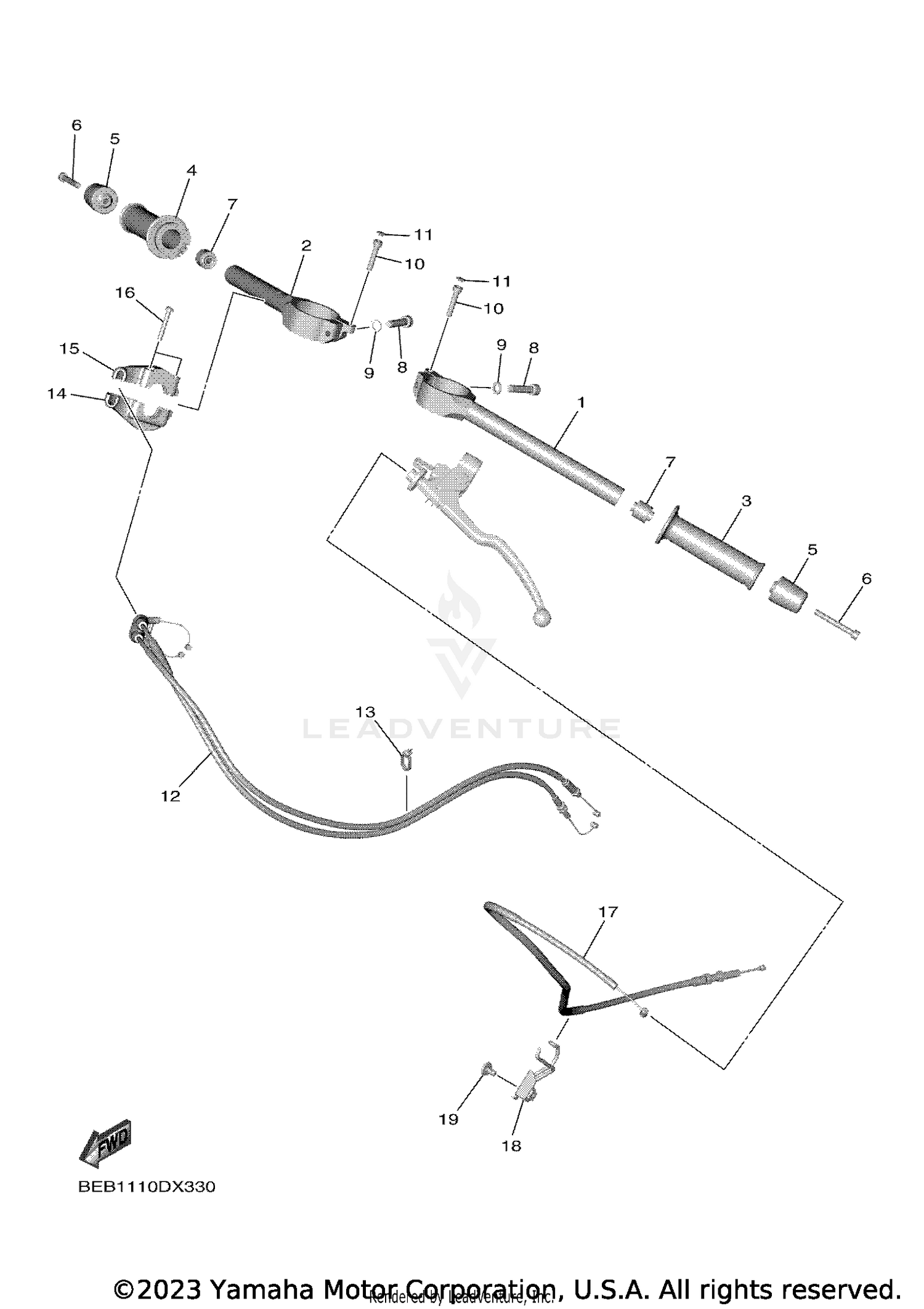 STEERING HANDLE & CABLE