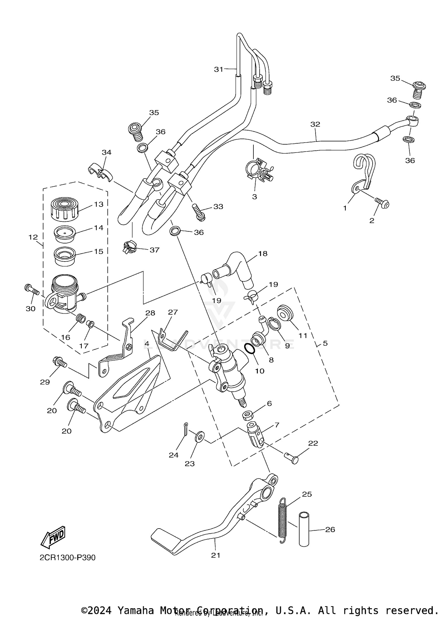 REAR MASTER CYLINDER
