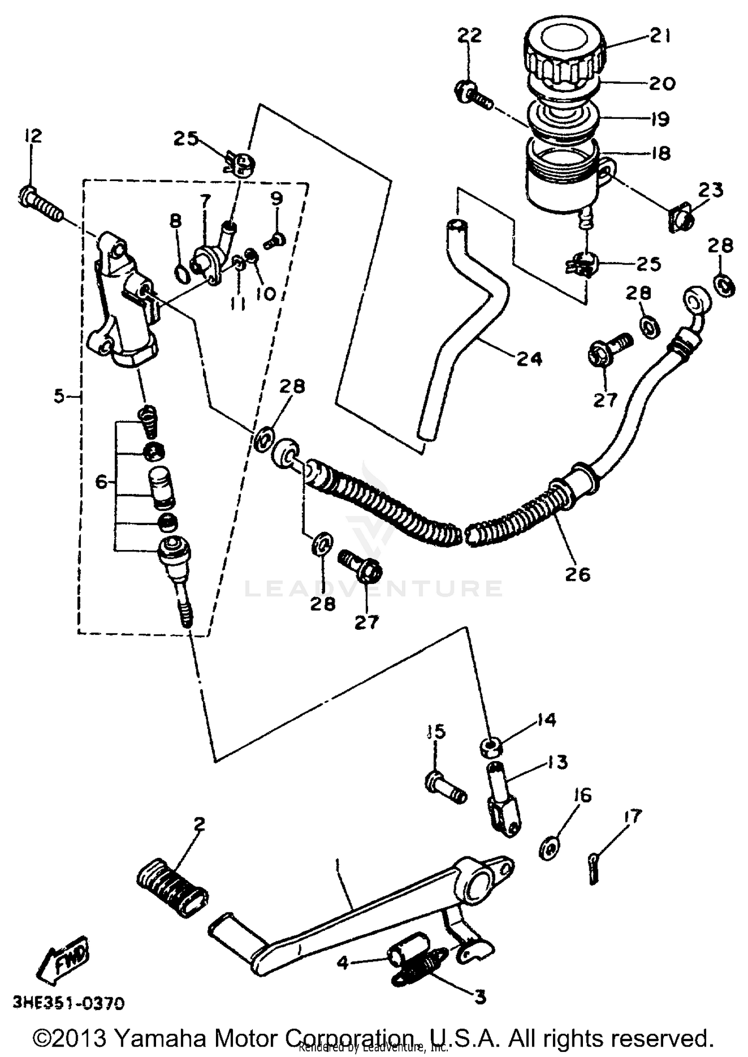 REAR MASTER CYLINDER
