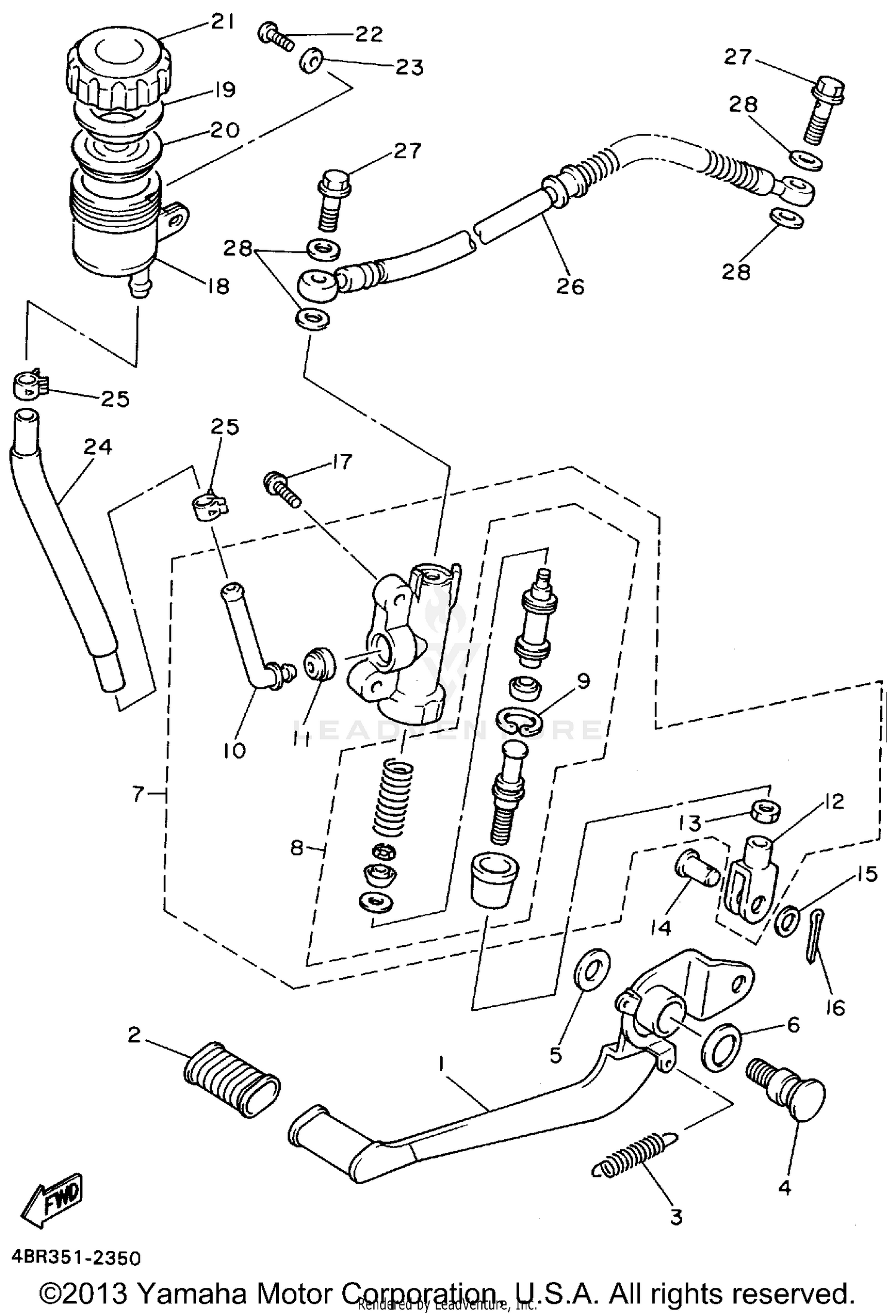 REAR MASTER CYLINDER