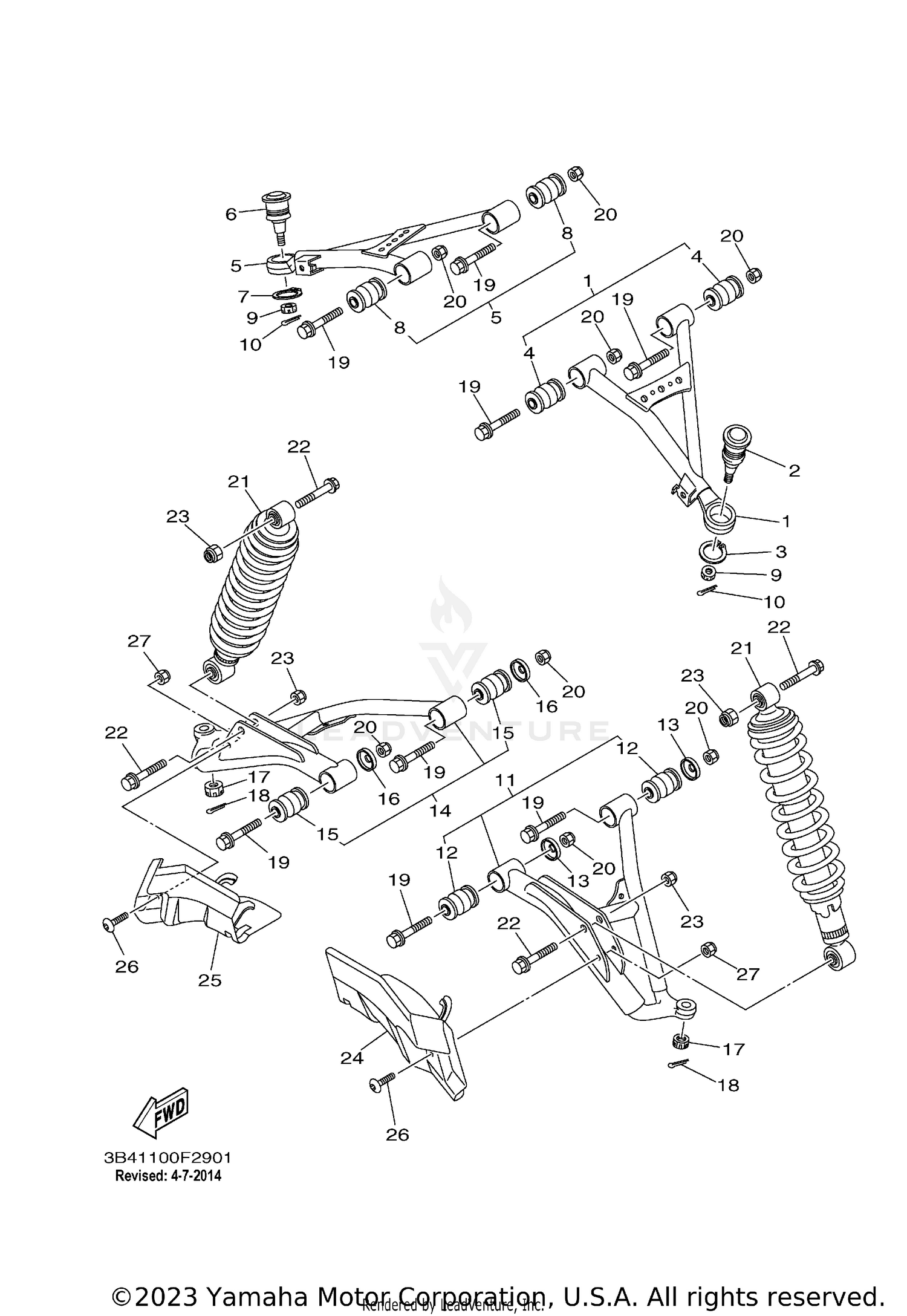 FRONT SUSPENSION WHEEL