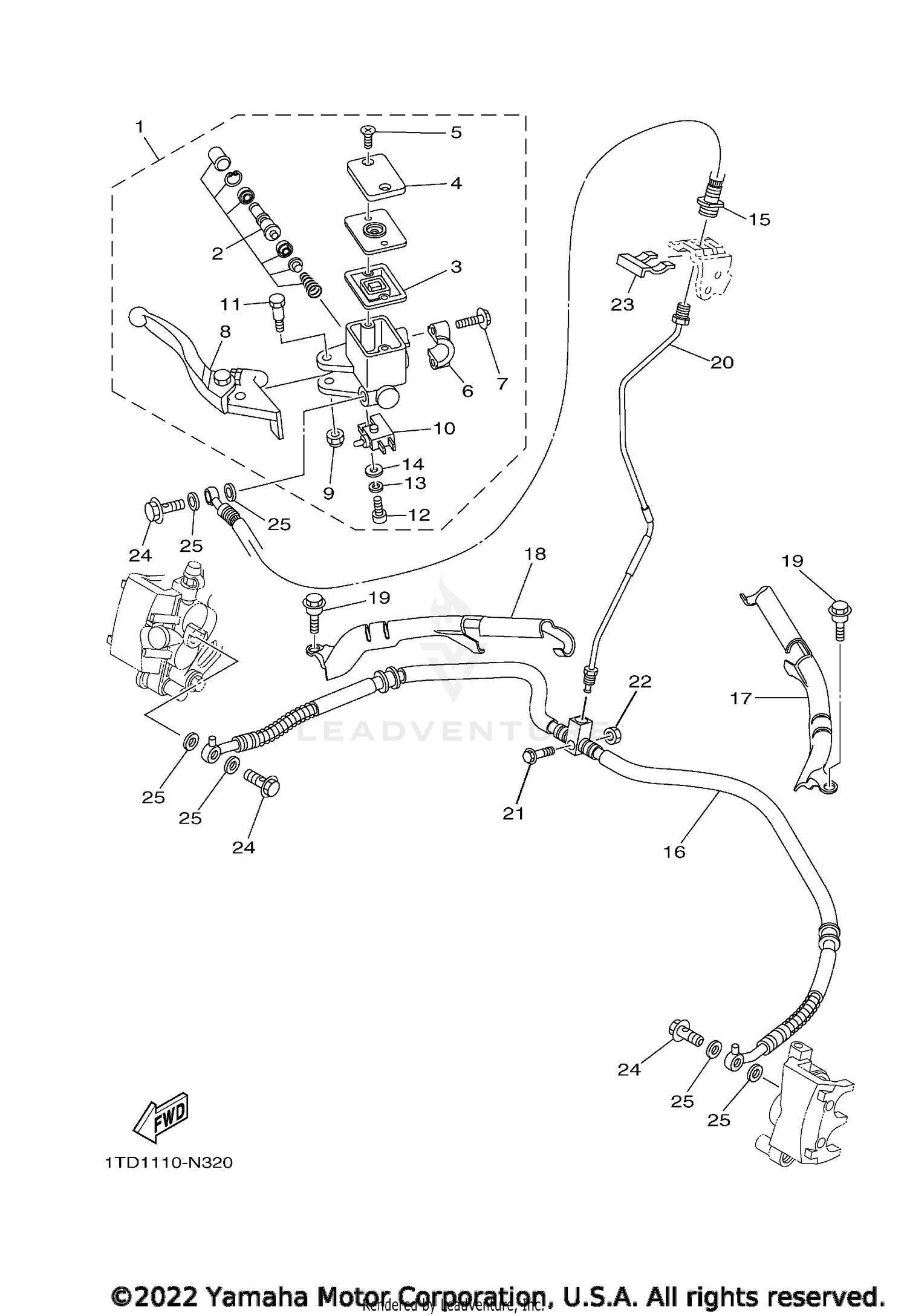 FRONT MASTER CYLINDER
