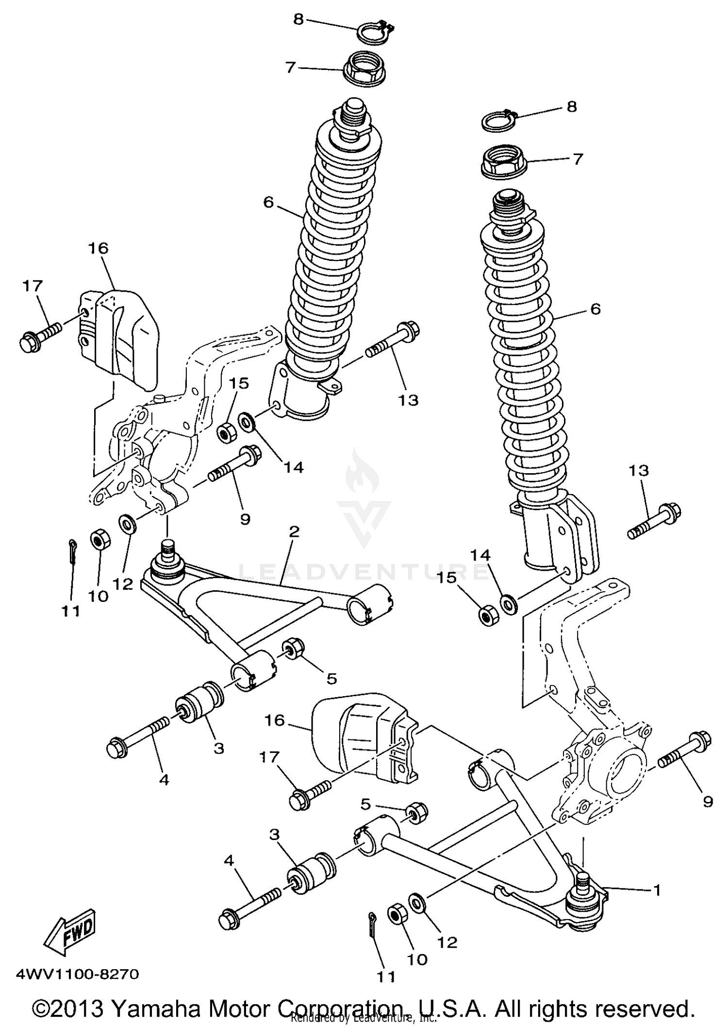 FRONT SUSPENSION WHEEL