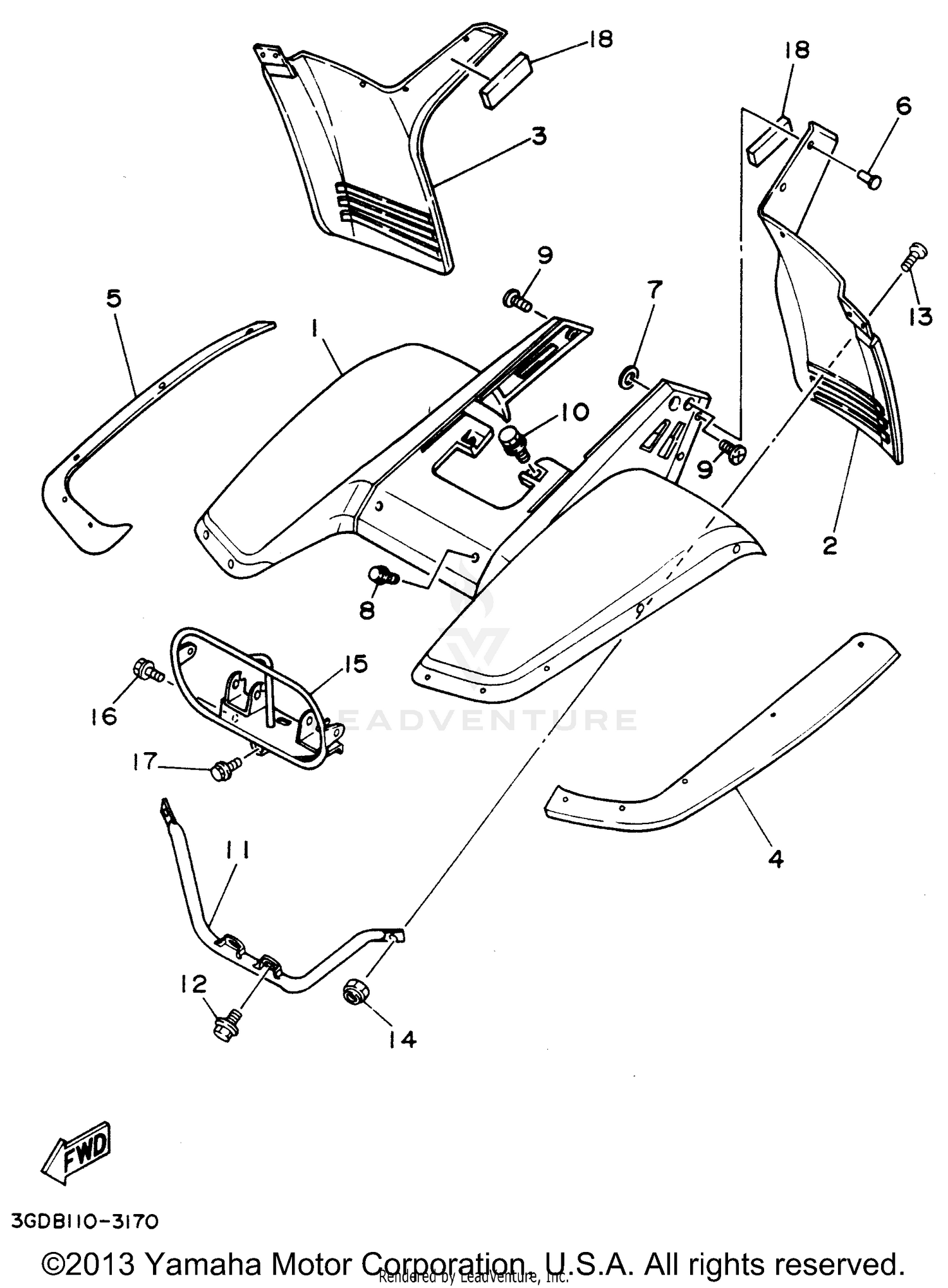 FRONT FENDER CARRIER