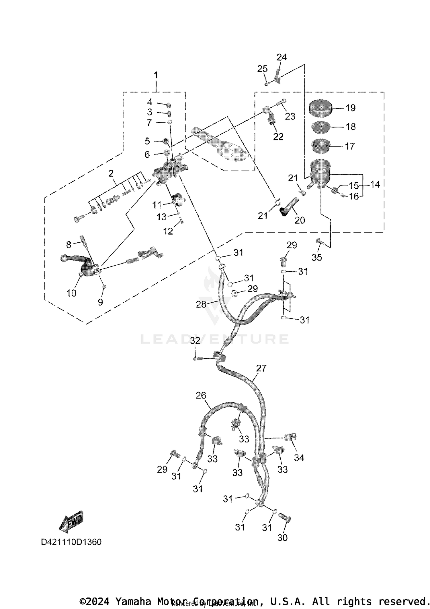 FRONT MASTER CYLINDER