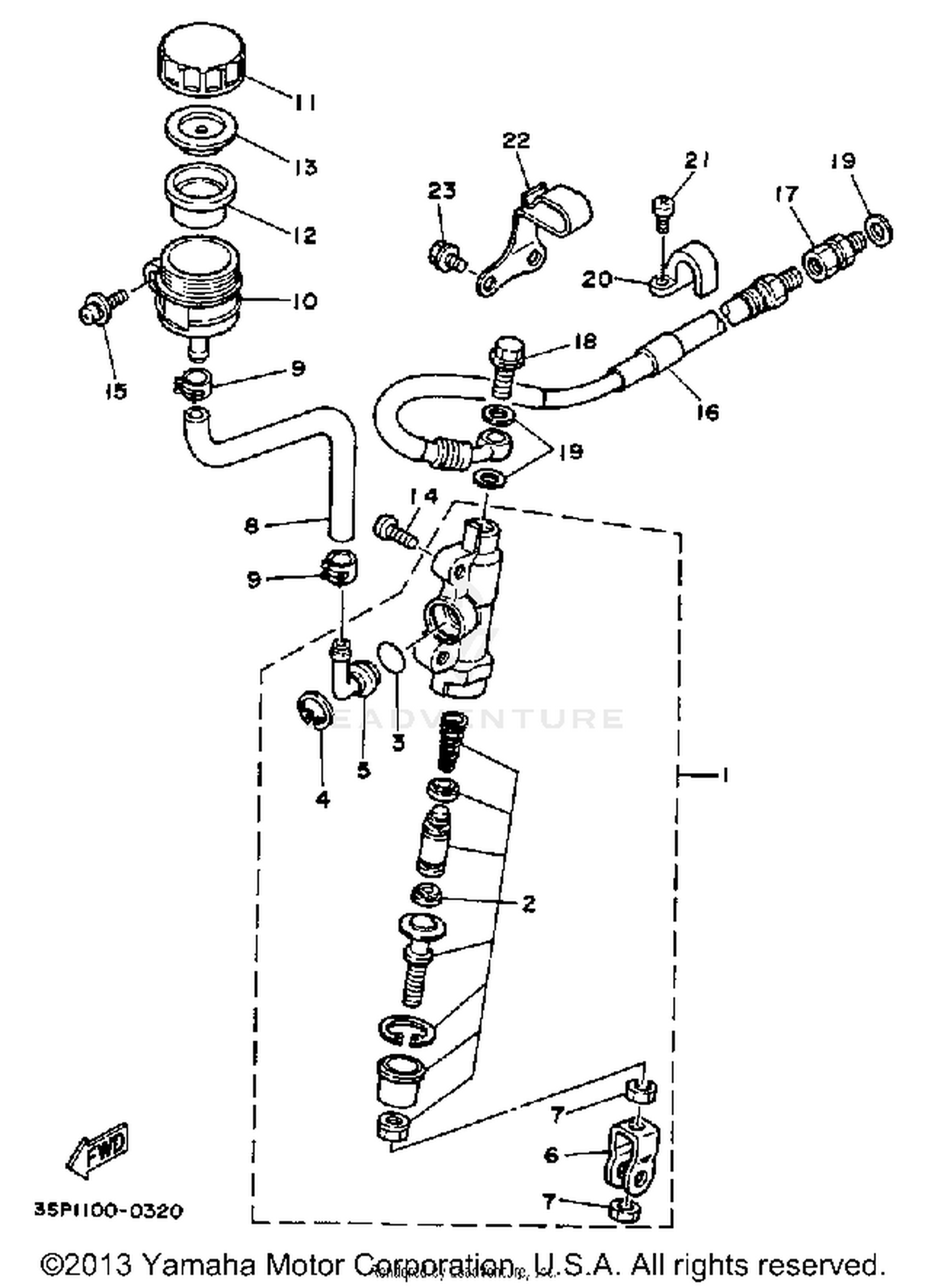 REAR MASTER CYLINDER