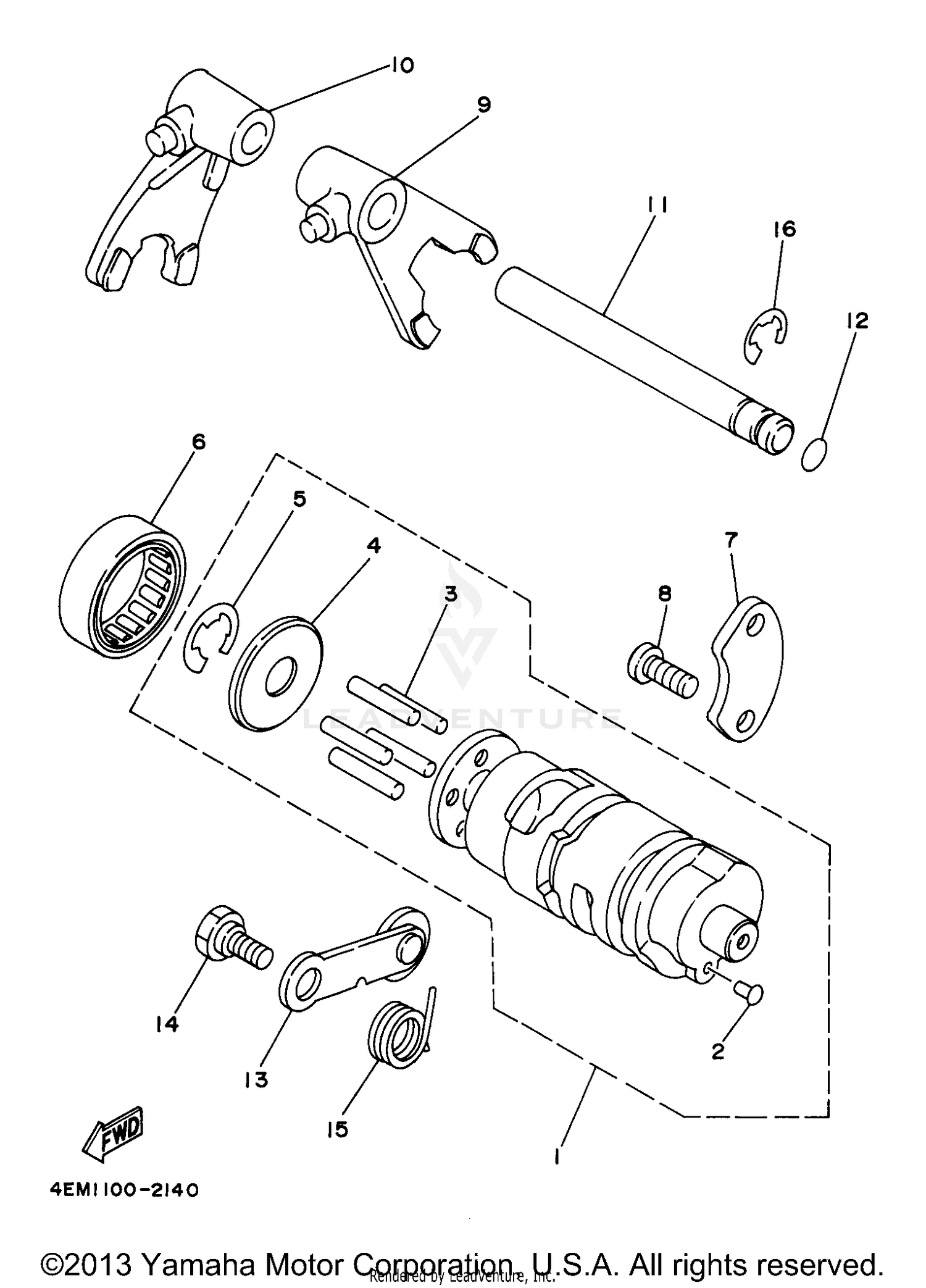 SHIFT CAM - SHIFT FORK