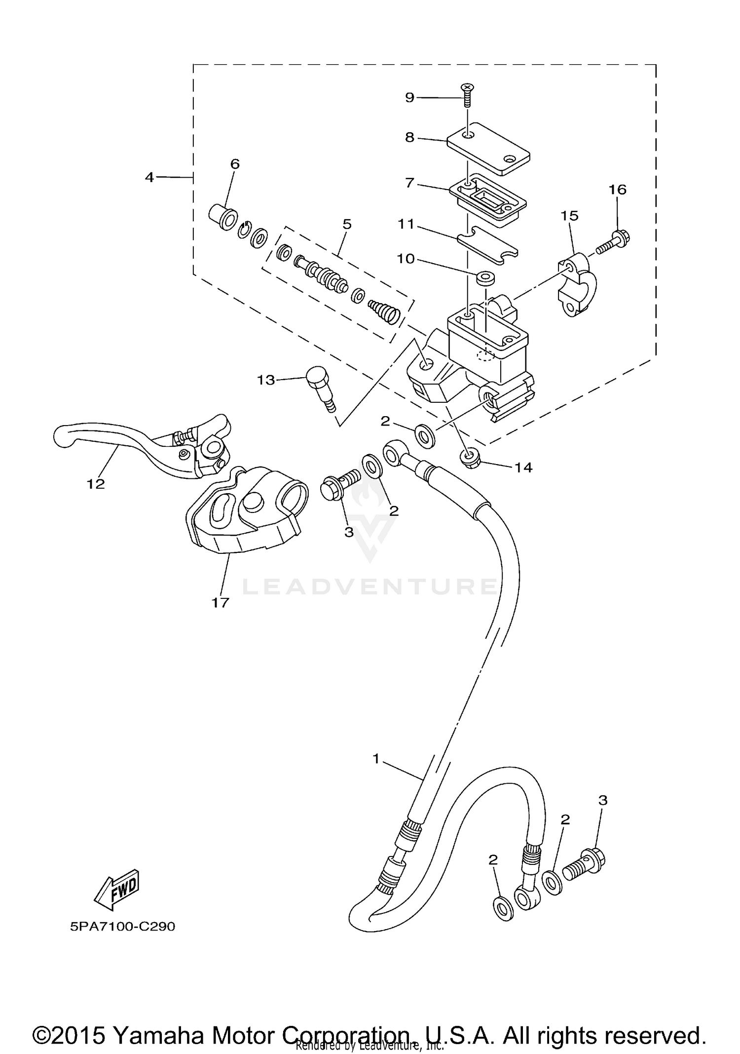 FRONT MASTER CYLINDER