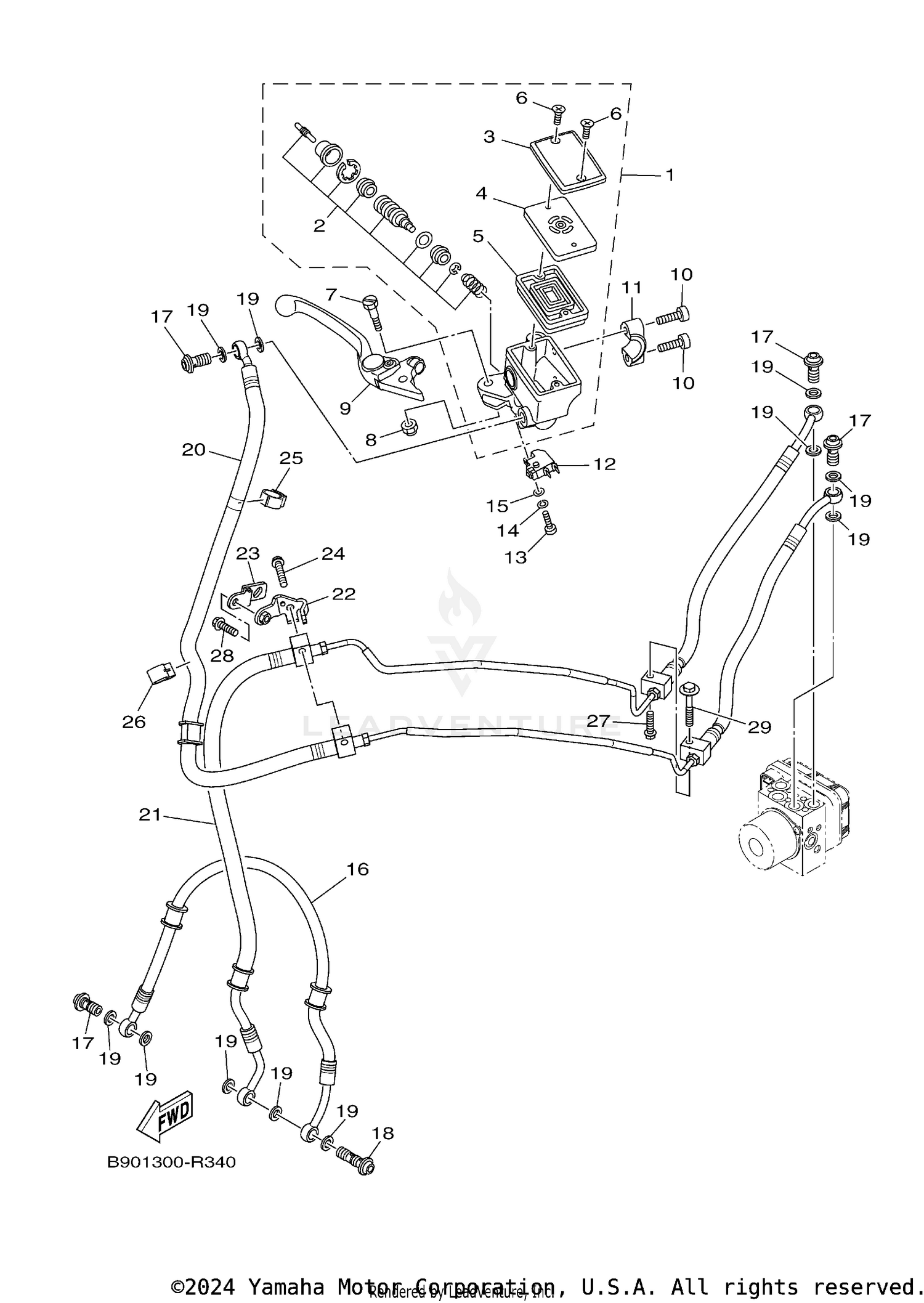 FRONT MASTER CYLINDER