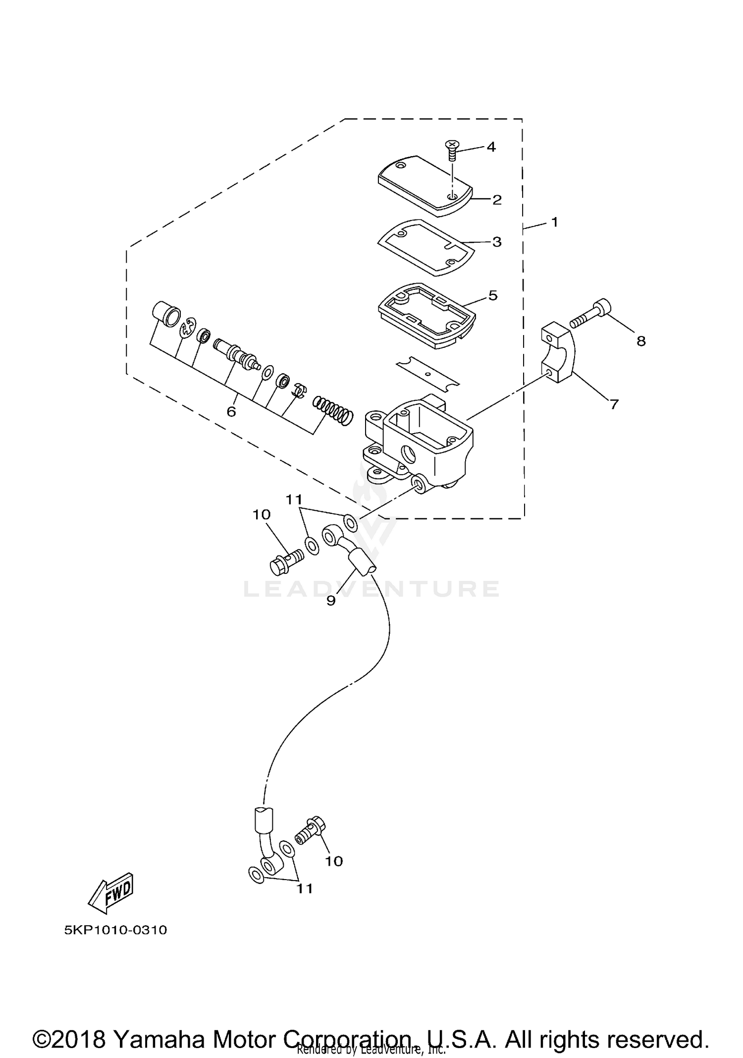 FRONT MASTER CYLINDER