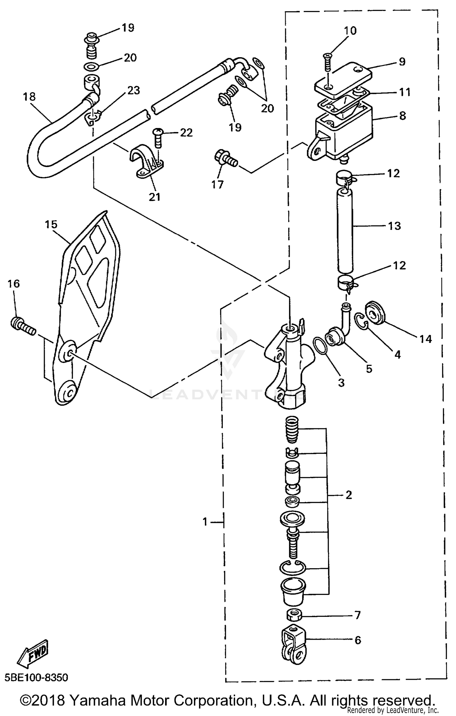 REAR MASTER CYLINDER