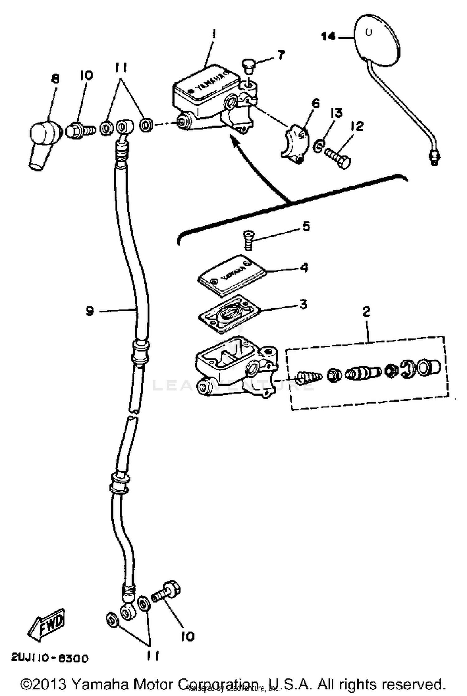 FRONT MASTER CYLINDER