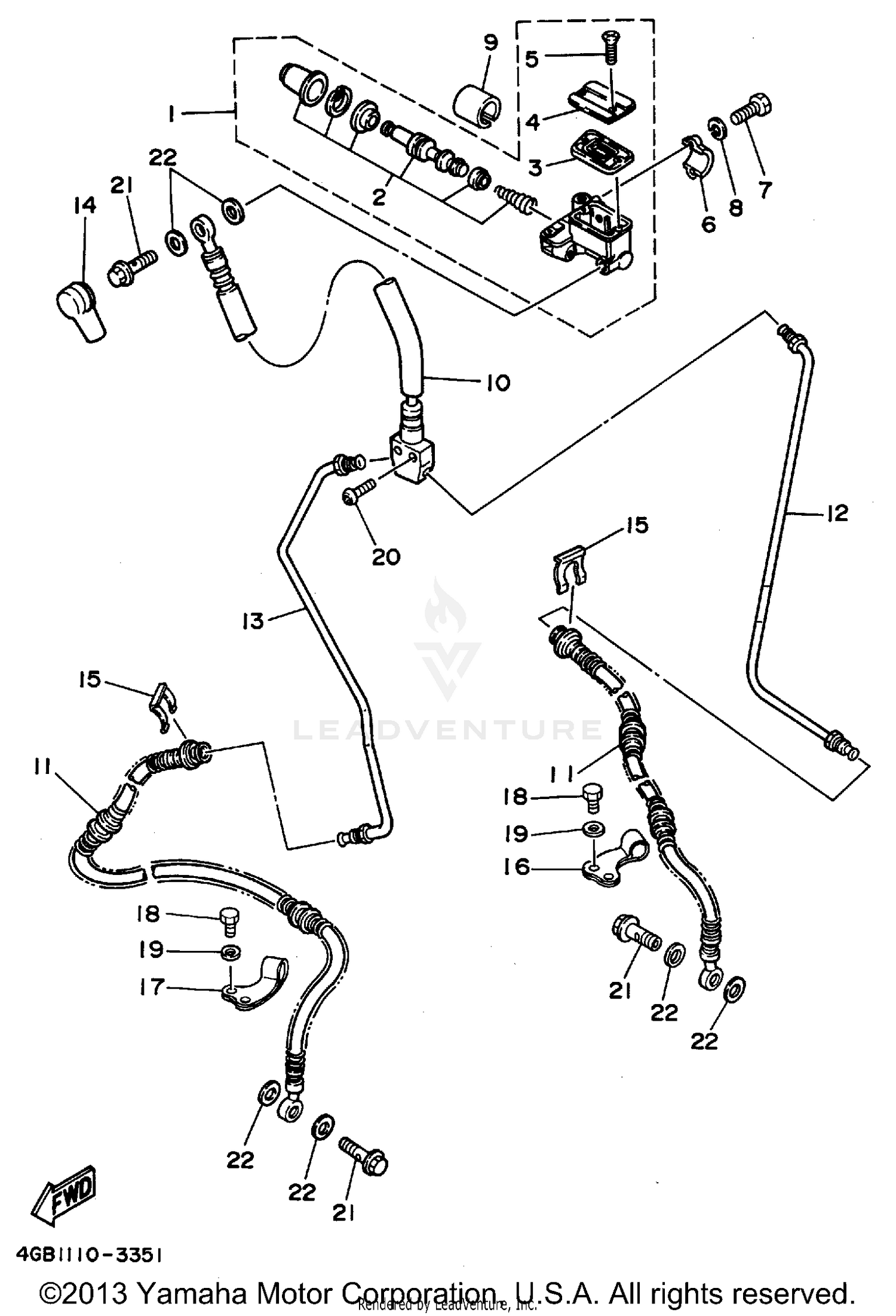 FRONT MASTER CYLINDER