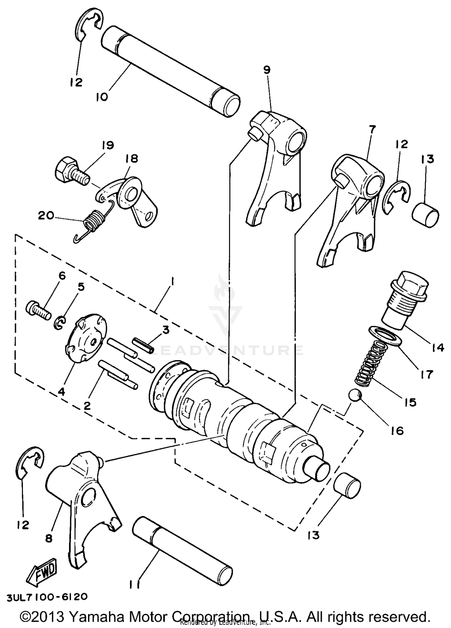 SHIFT CAM - SHIFT FORK