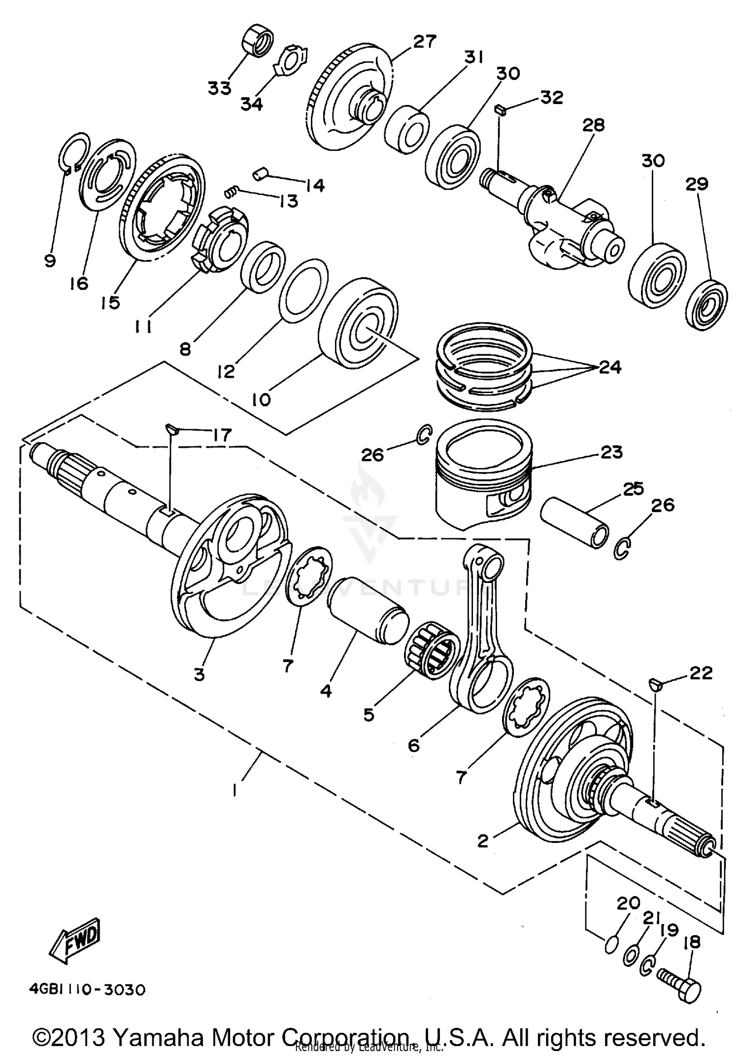 CRANKSHAFT - PISTON