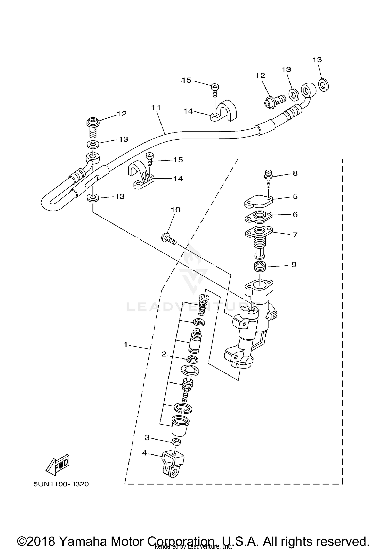 REAR MASTER CYLINDER