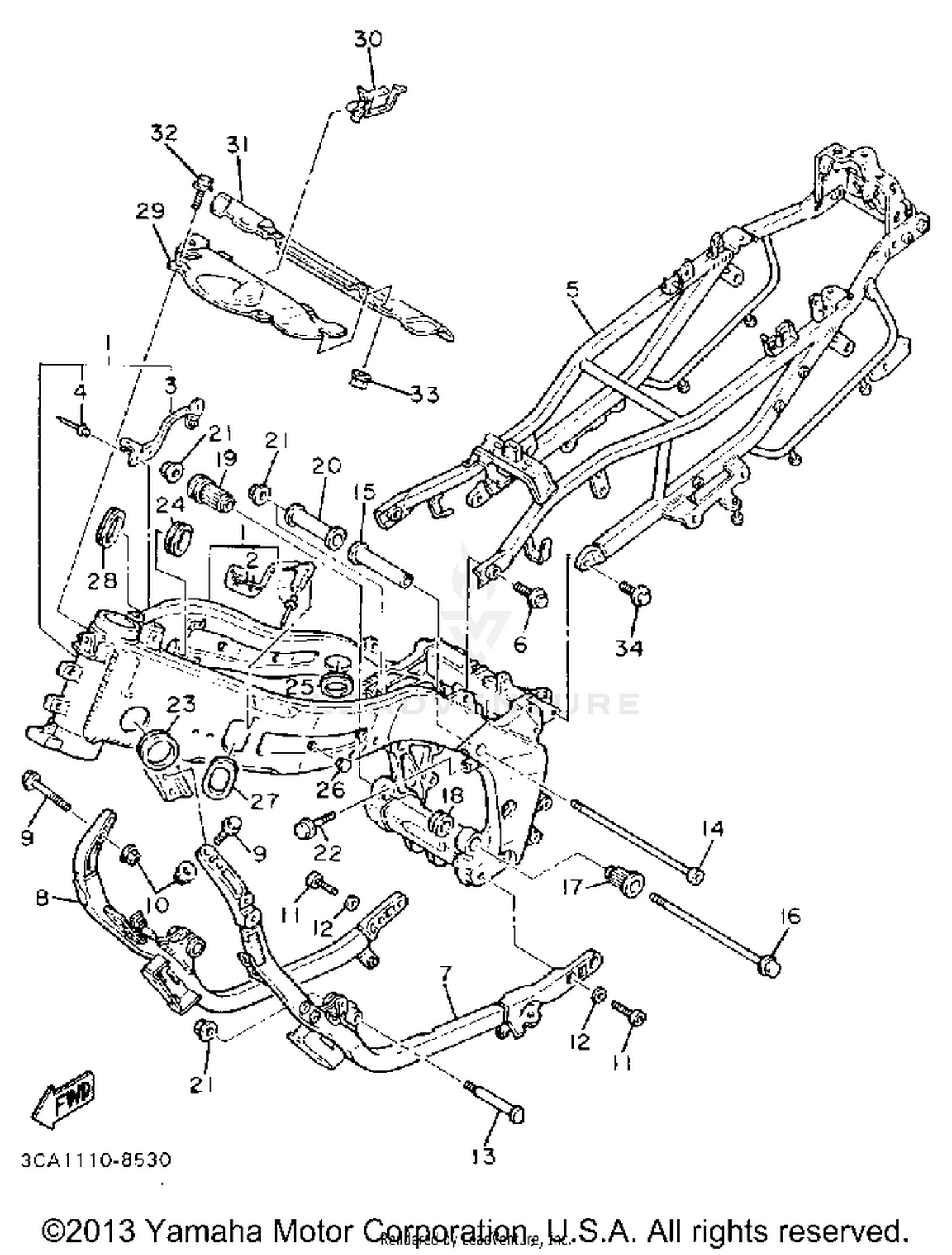 FRAME CALIFORNIA MODEL ONLY