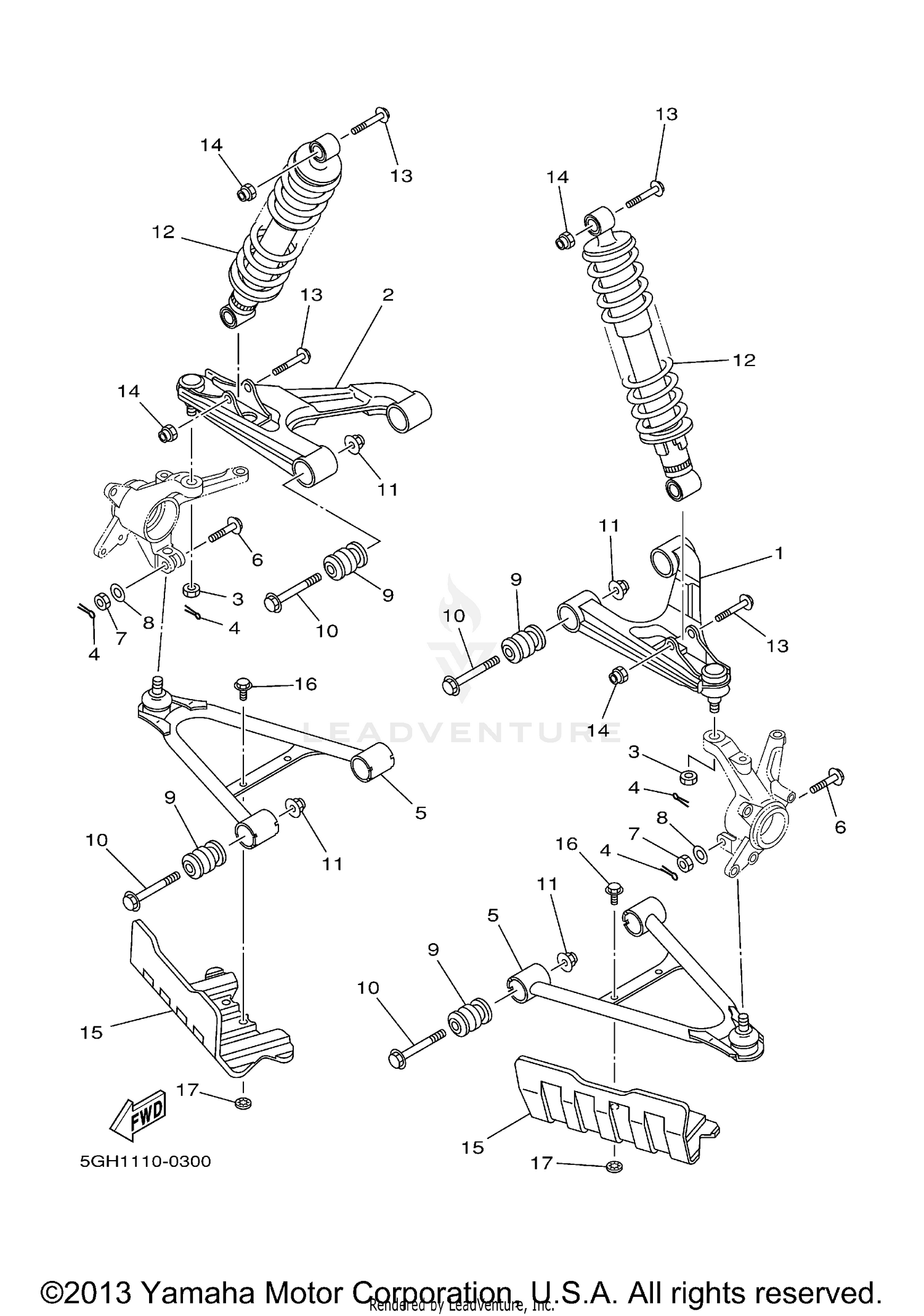FRONT SUSPENSION WHEEL