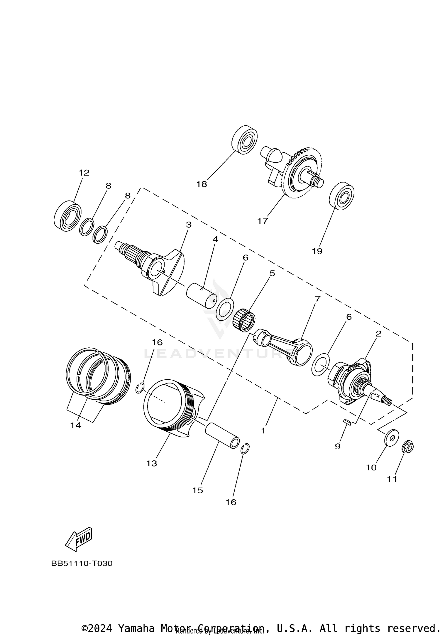 CRANKSHAFT PISTON