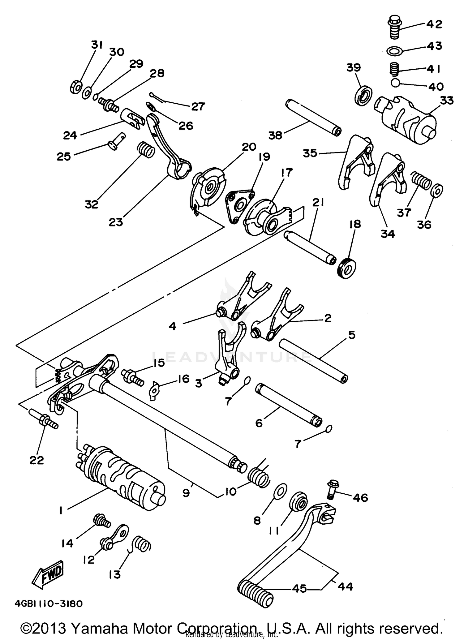 SHIFT CAM - SHIFT FORK