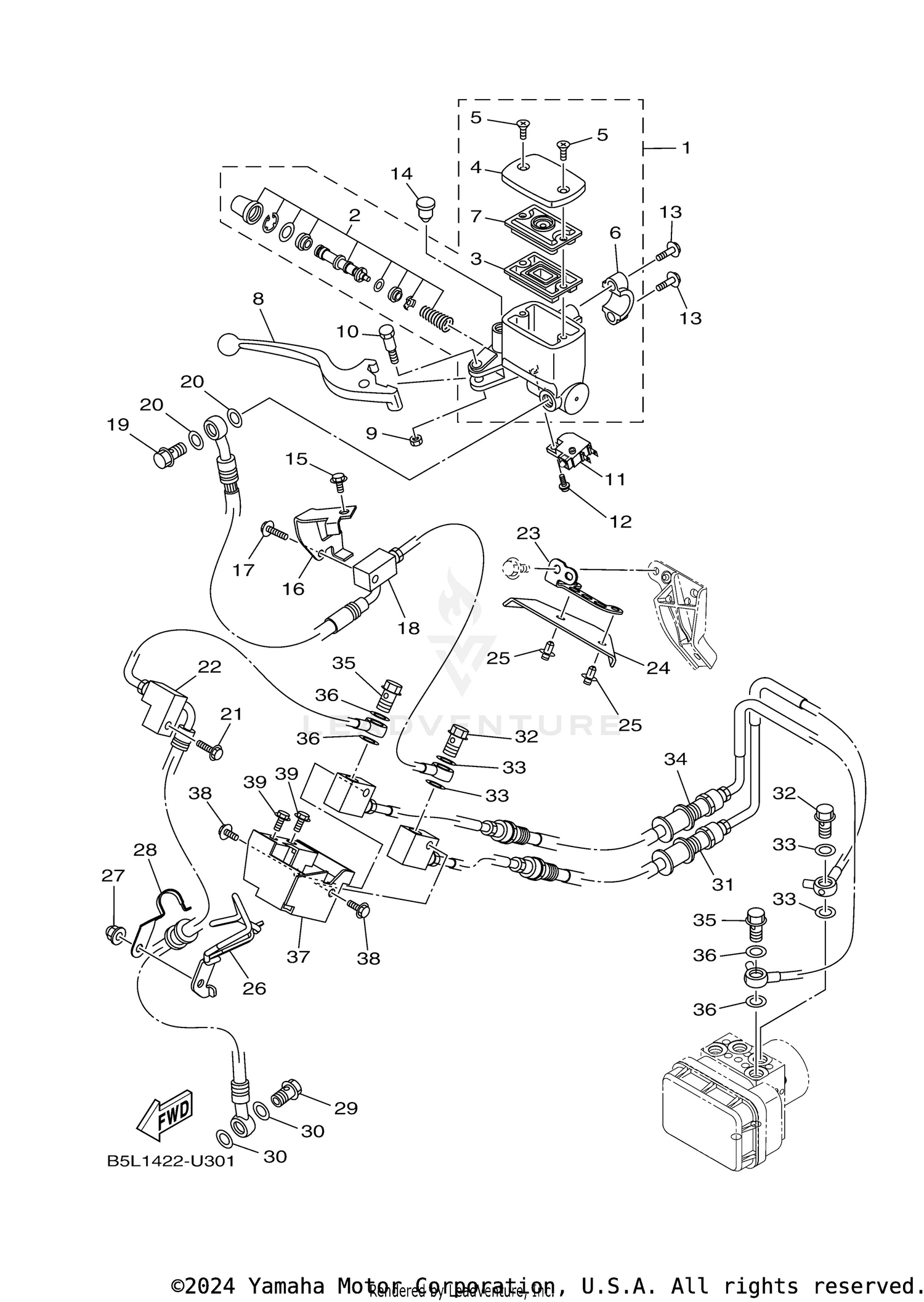 FRONT MASTER CYLINDER
