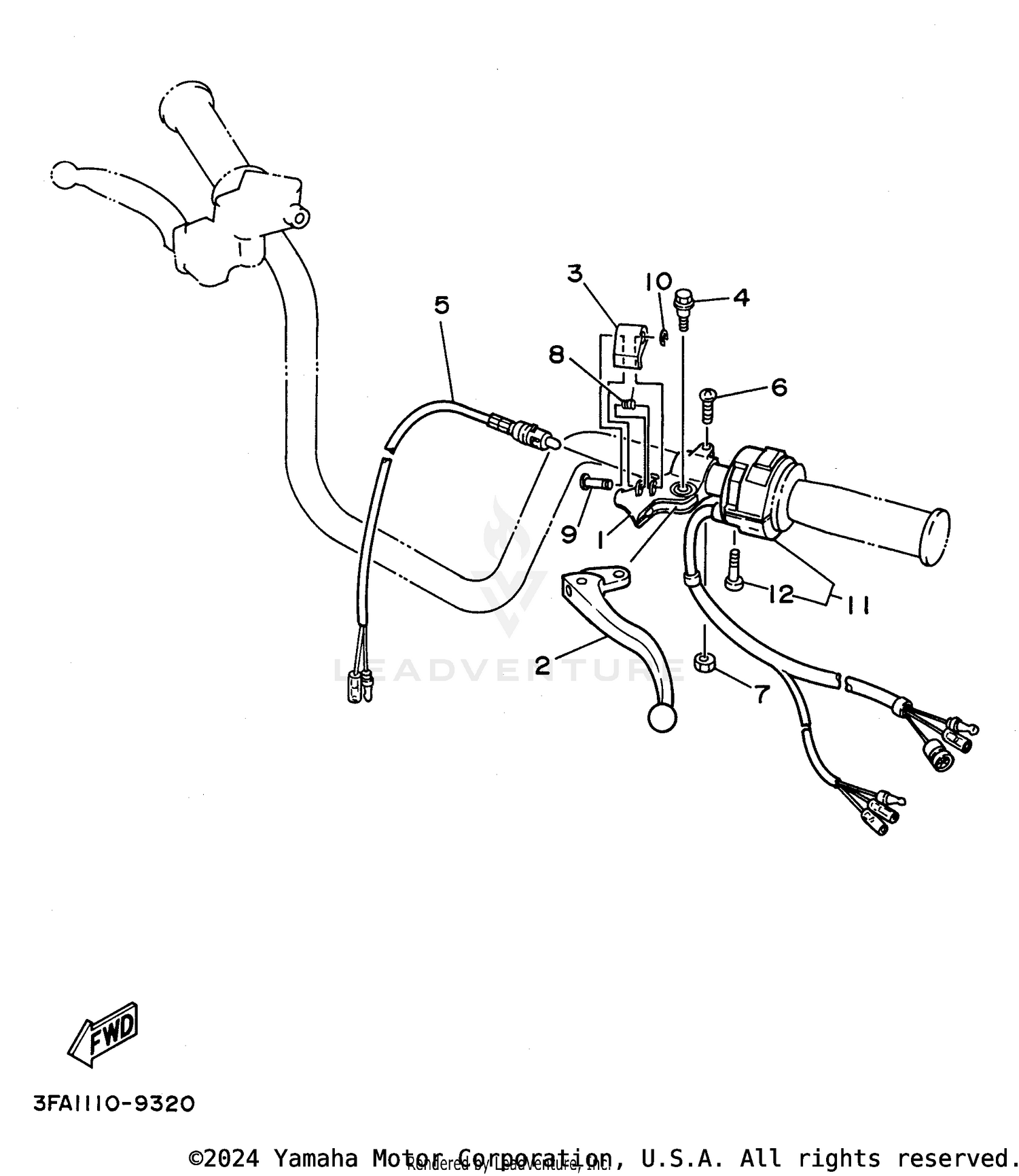 HANDLE SWITCH LEVER